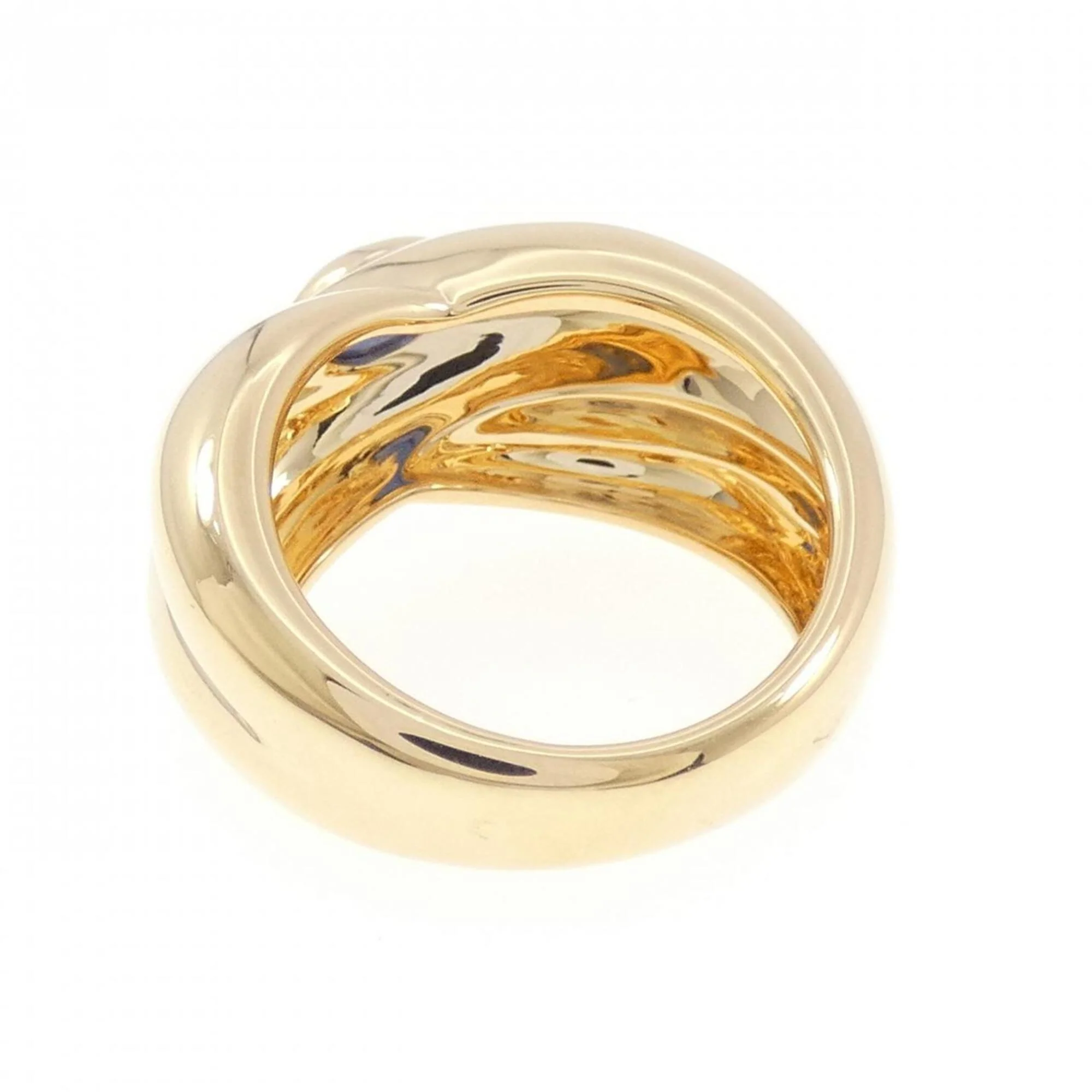 Colisée Ring 18K Yellow Gold with Sapphire - Image 3