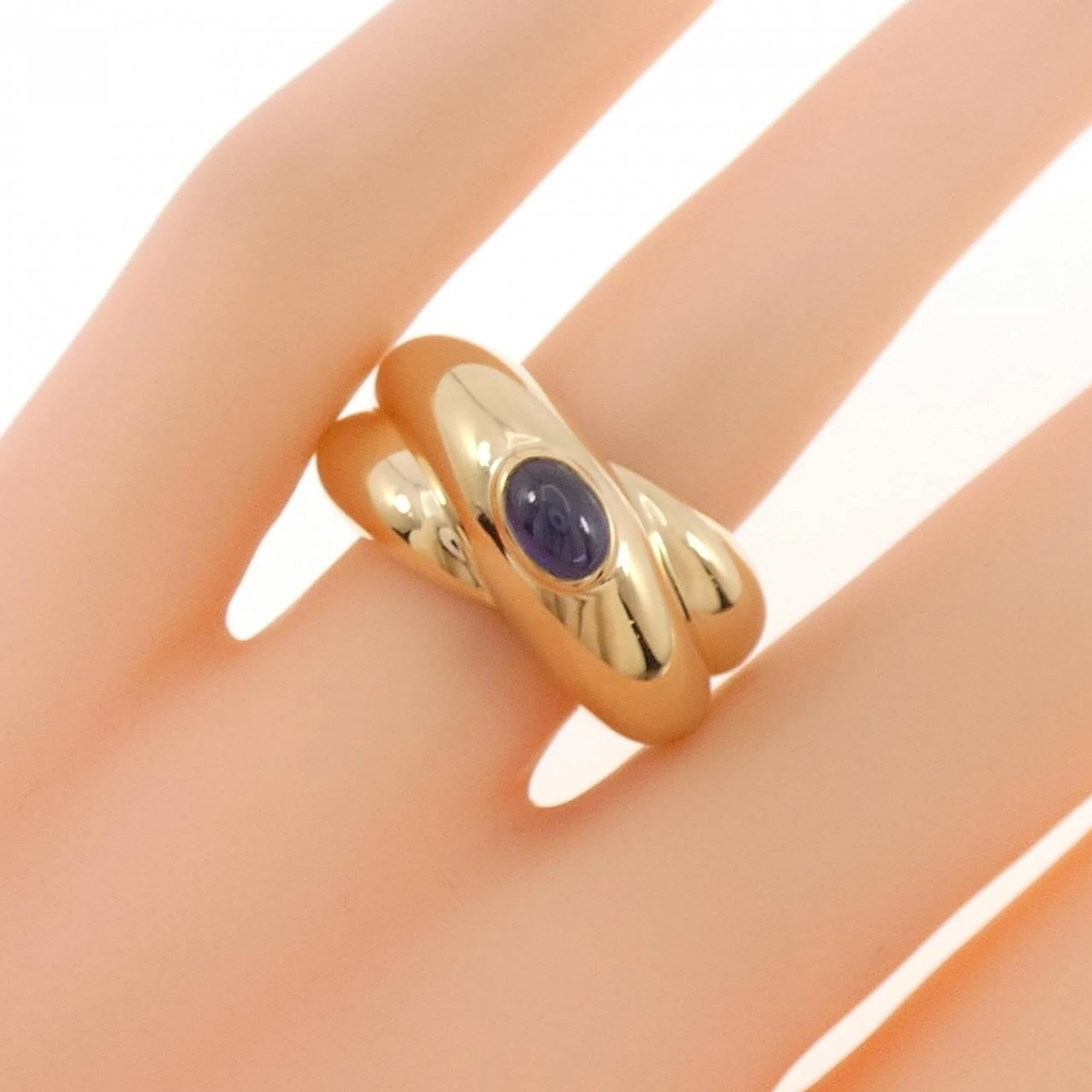 Colisée Ring 18K Yellow Gold with Sapphire - Image 5