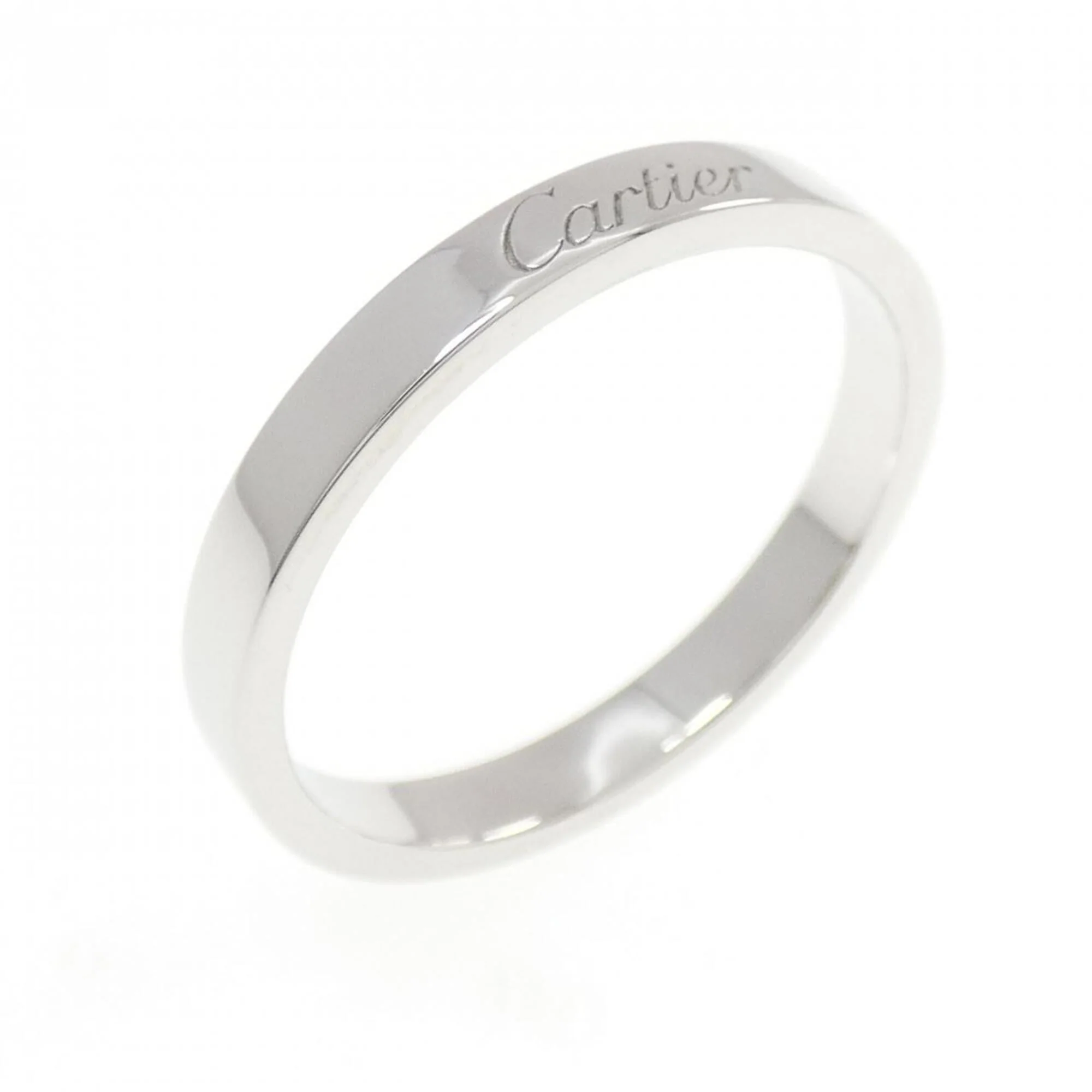 Engraved Band Ring Platinum