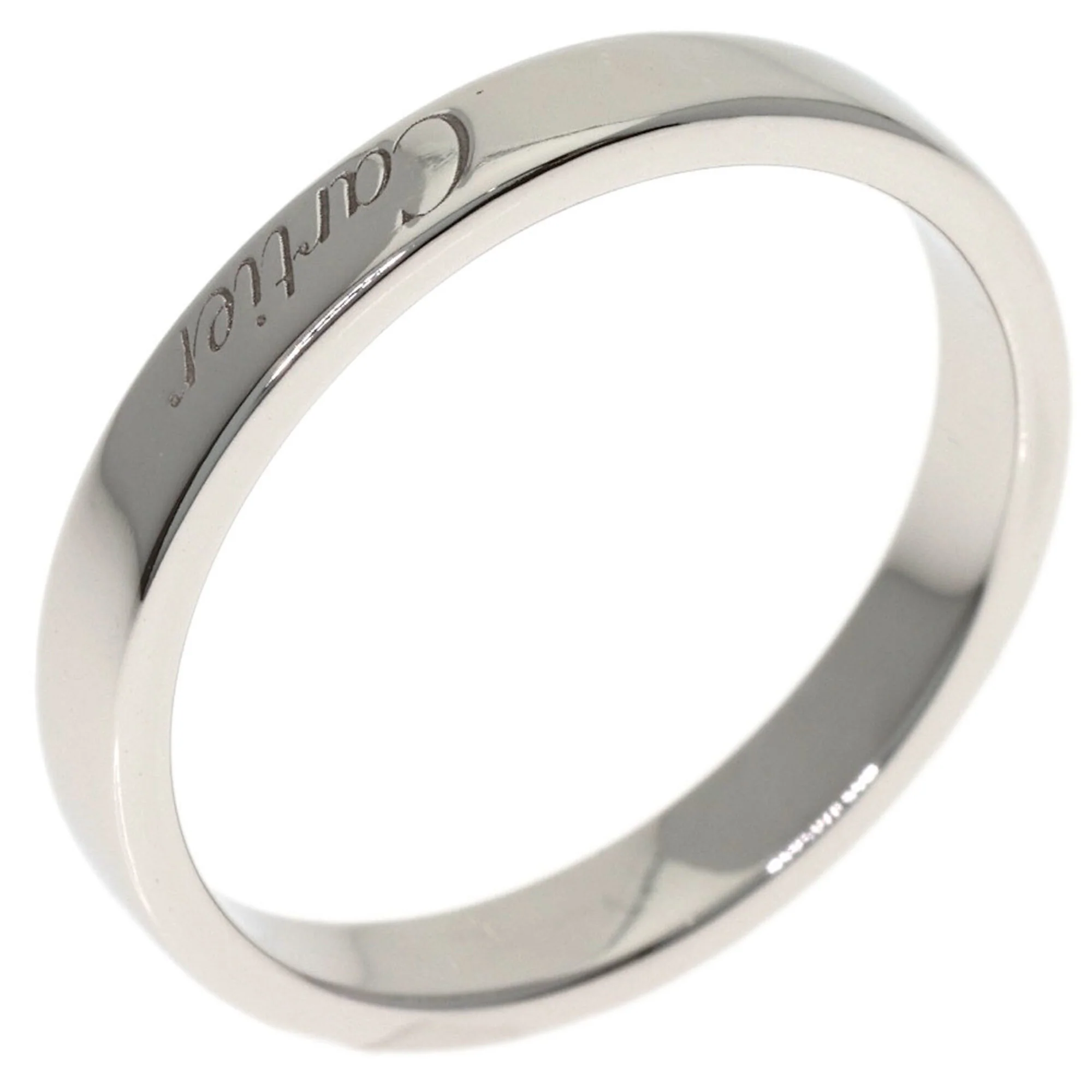 Engraved Band Ring Platinum - Image 2