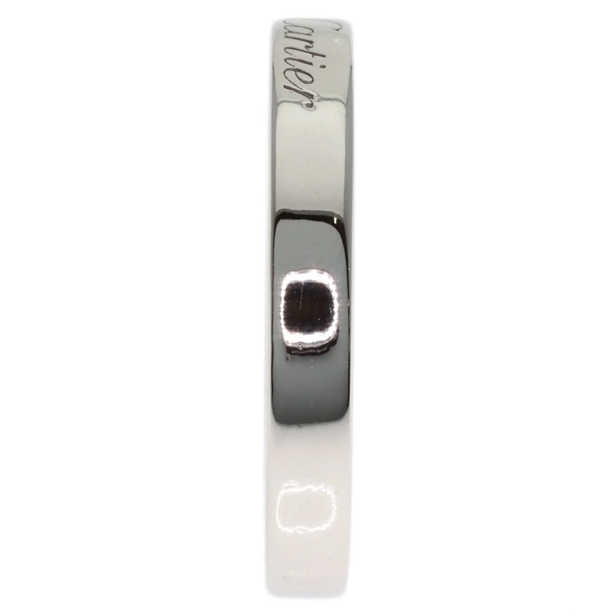 Engraved Band Ring Platinum - Image 3