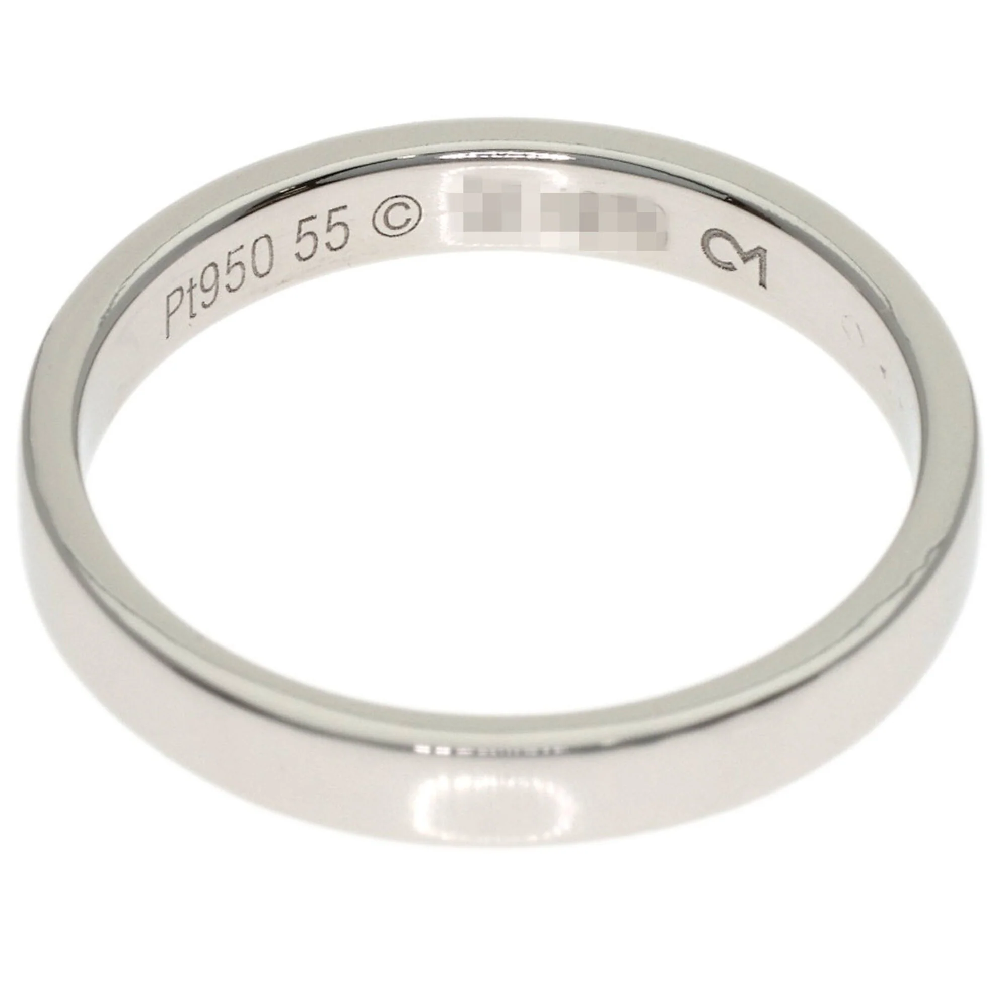 Engraved Band Ring Platinum - Image 4