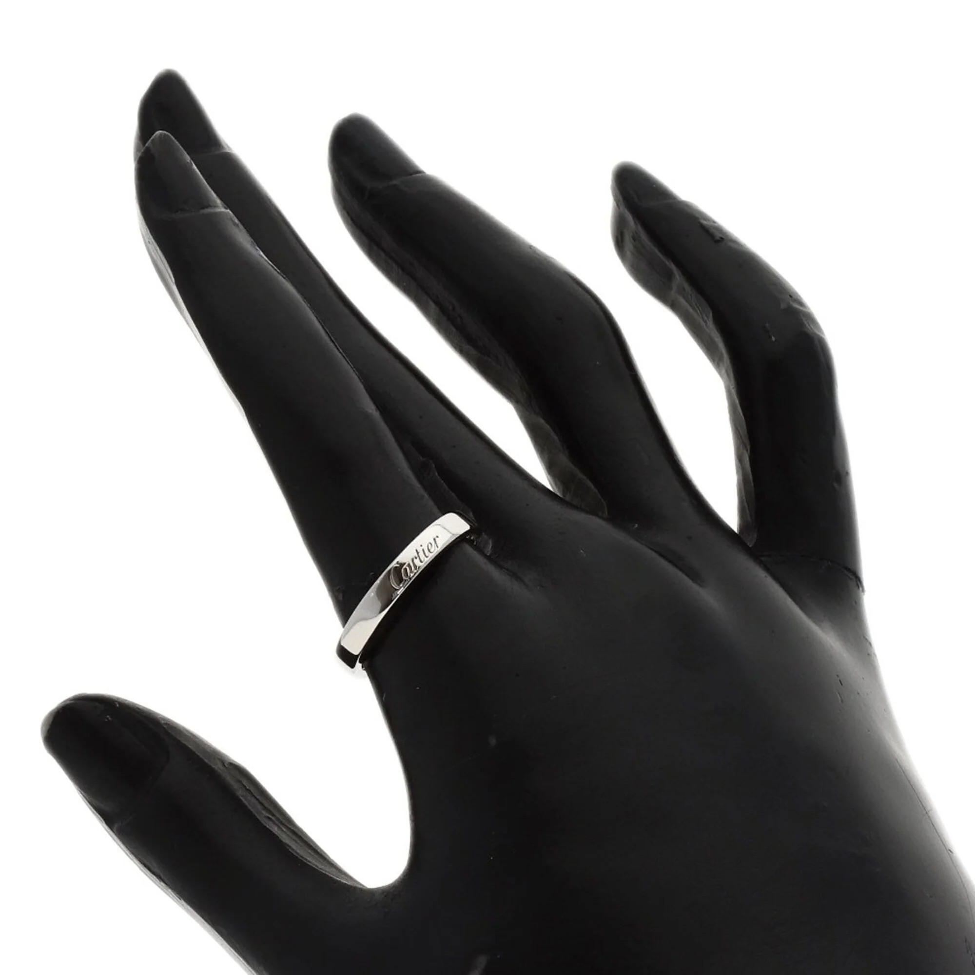 Engraved Band Ring Platinum - Image 5