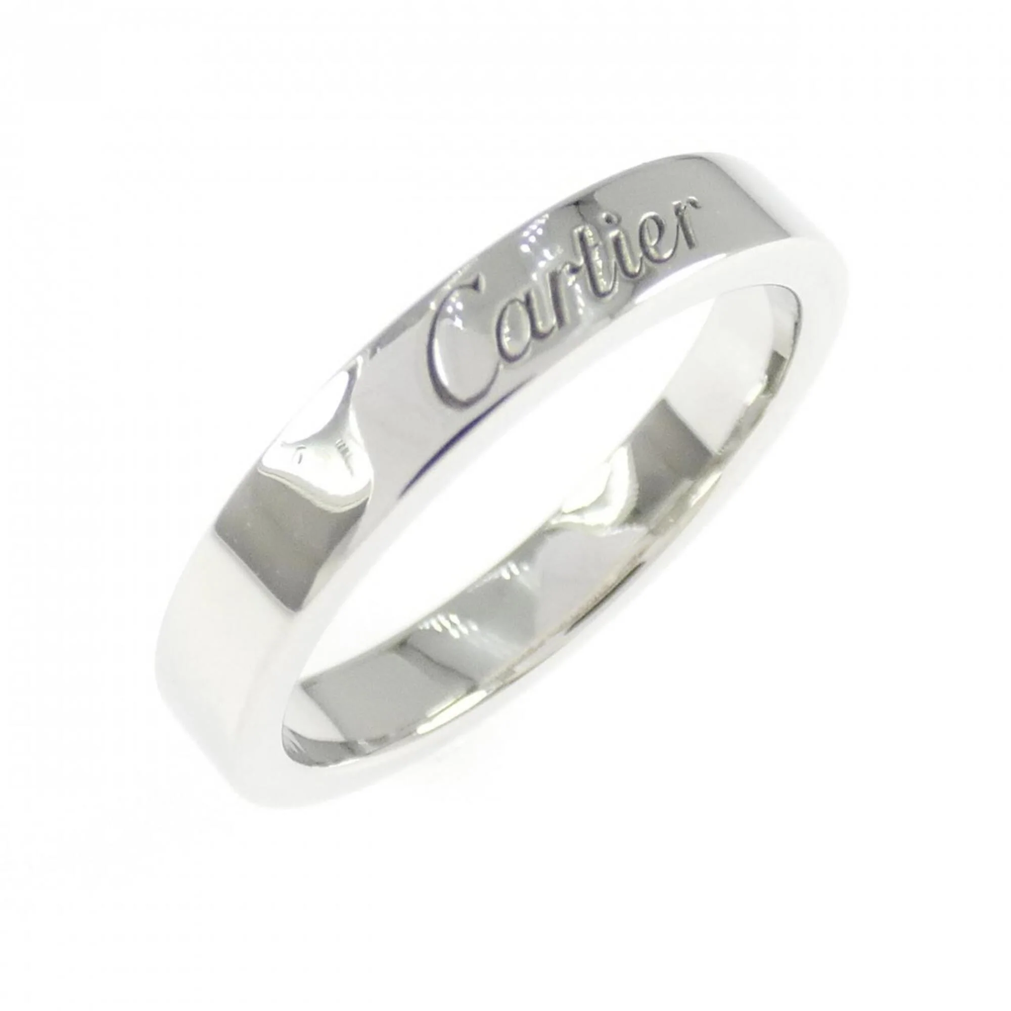 Engraved Ring Platinum