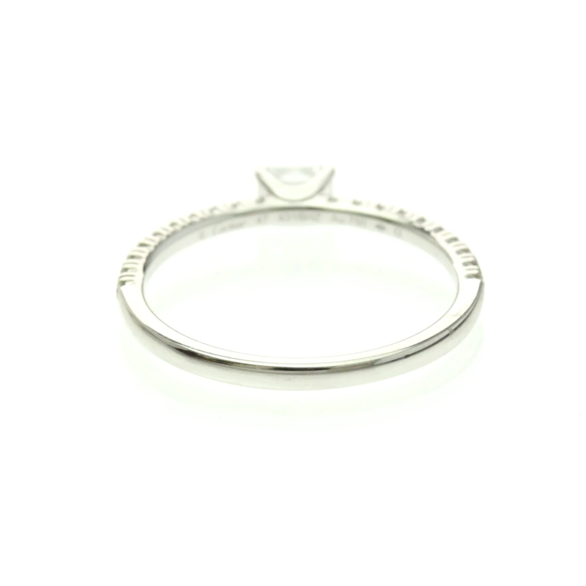 Ethancel Band Ring Platinum with Diamond - Image 3