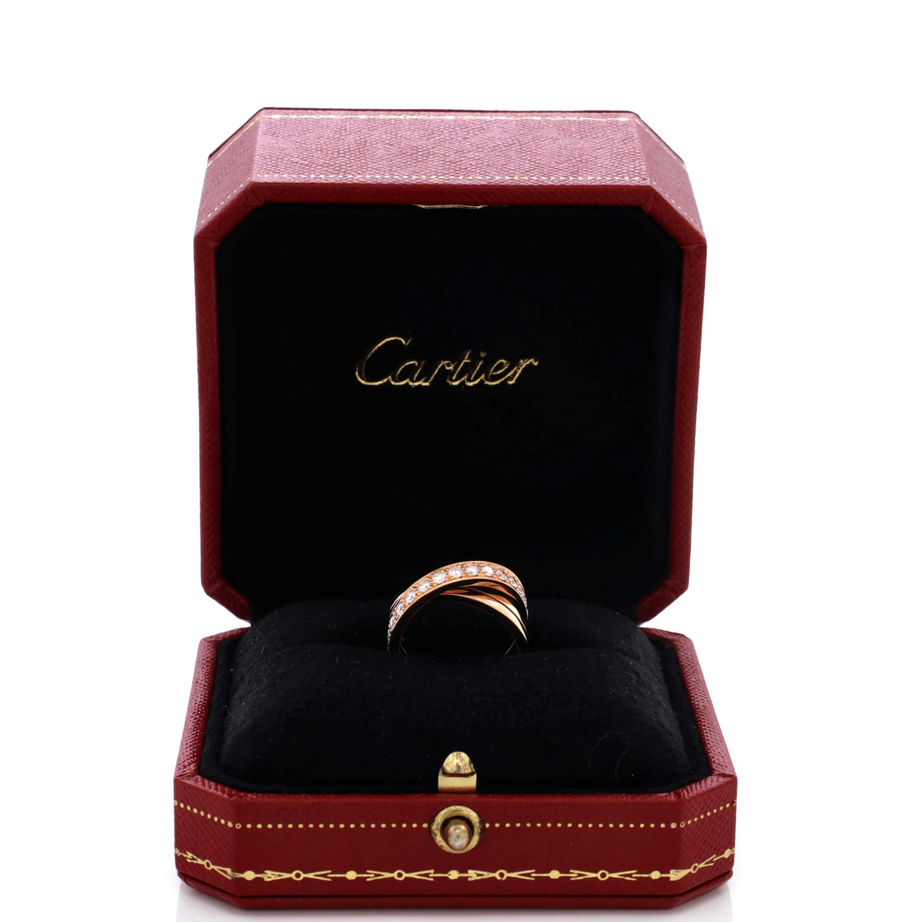 Etincelle de Cartier Crossover Ring 18K Rose Gold and Diamonds - Image 2