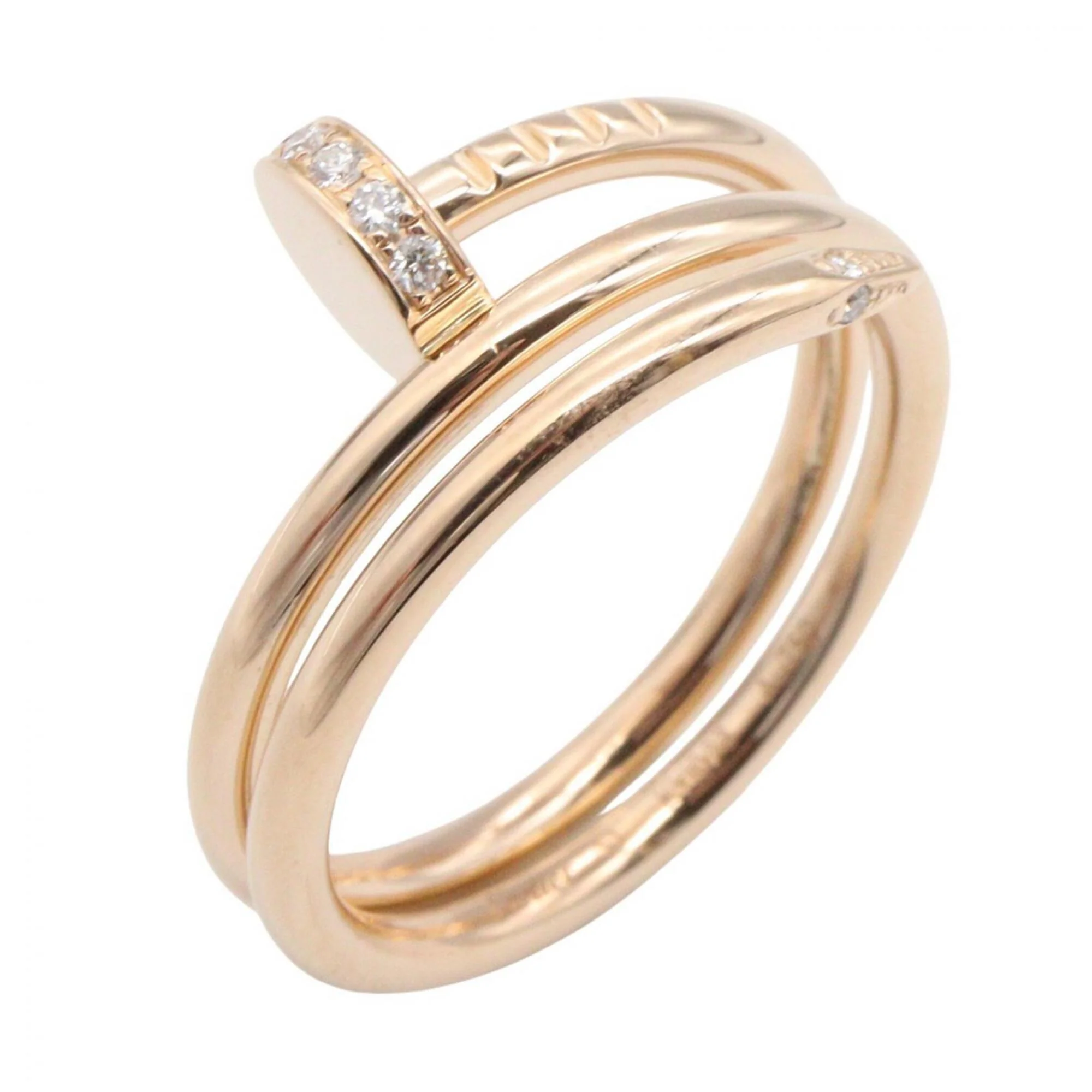 Juste un Clou Ring 18K Rose Gold with Diamond