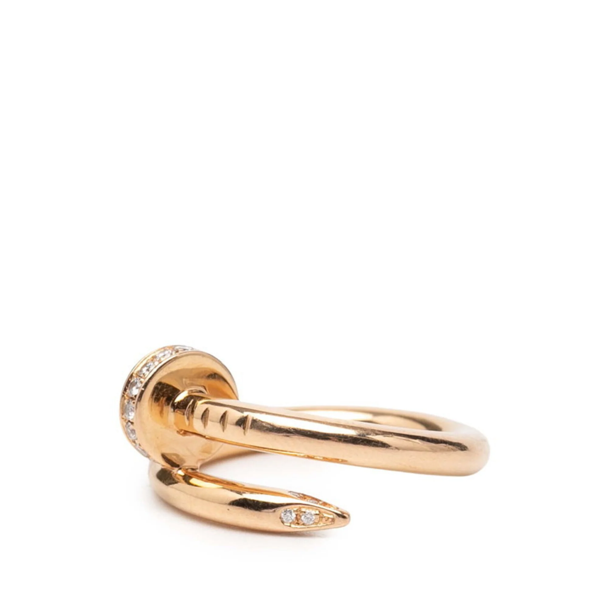 Juste un Clou Ring 18K Rose Gold with Diamond - Image 2