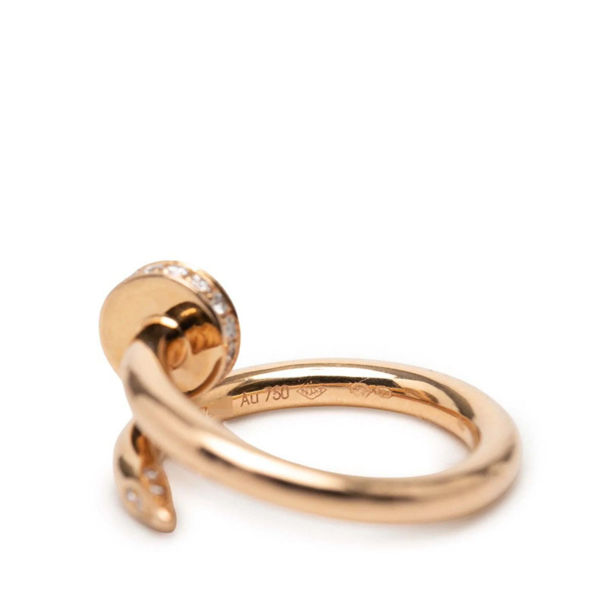 Juste un Clou Ring 18K Rose Gold with Diamond - Image 7
