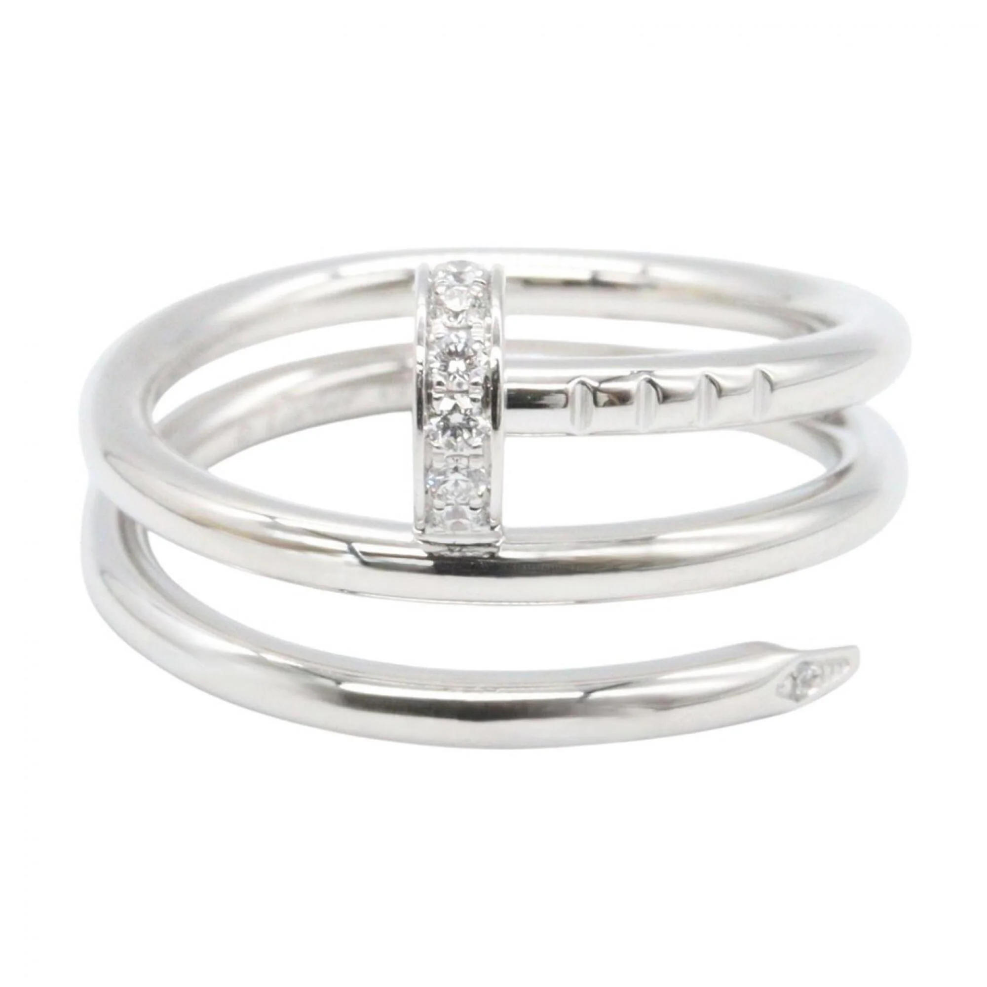Juste un Clou Ring 18K White Gold with Diamond - Image 2