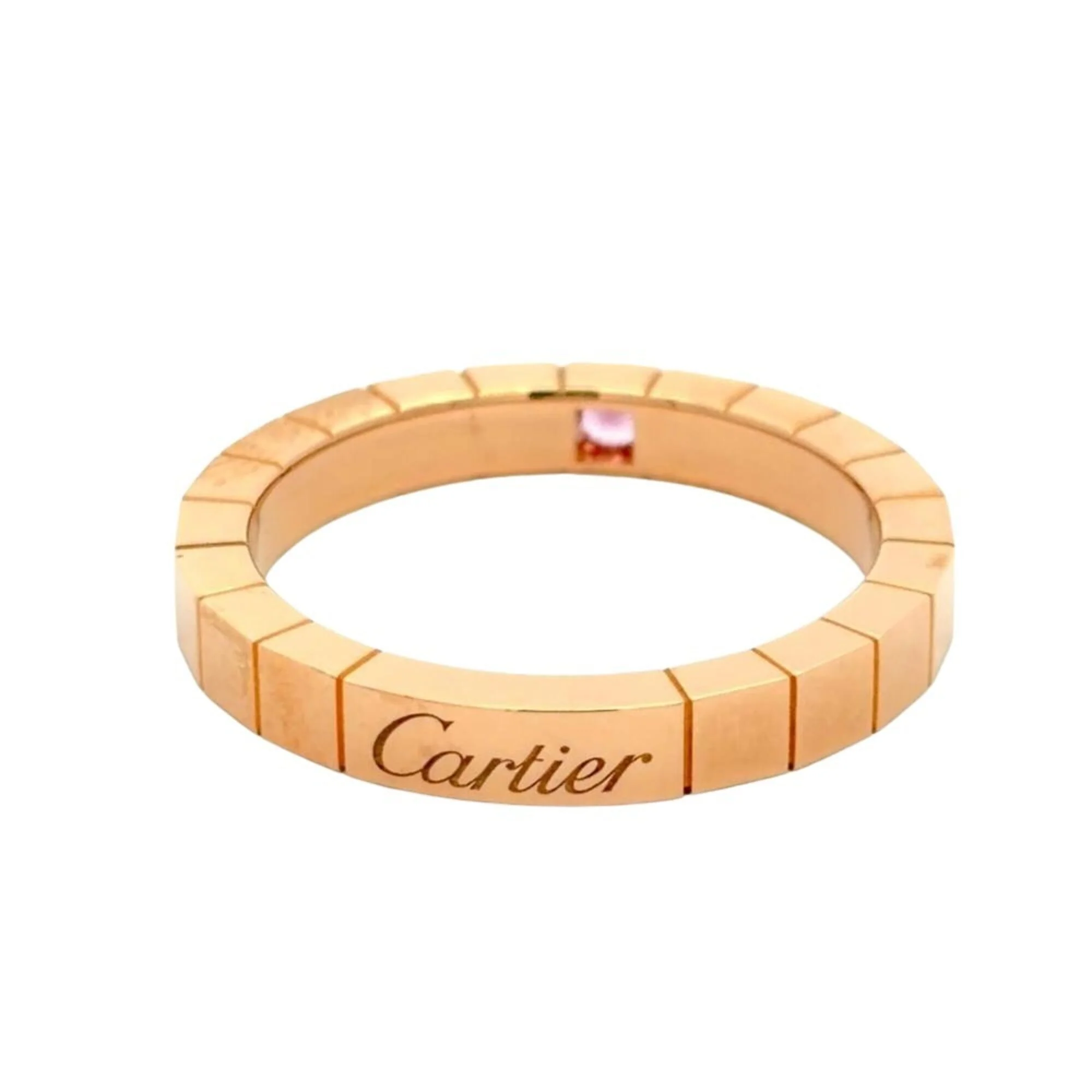 Lanieres Ring 18K Rose Gold with Sapphire - Image 4