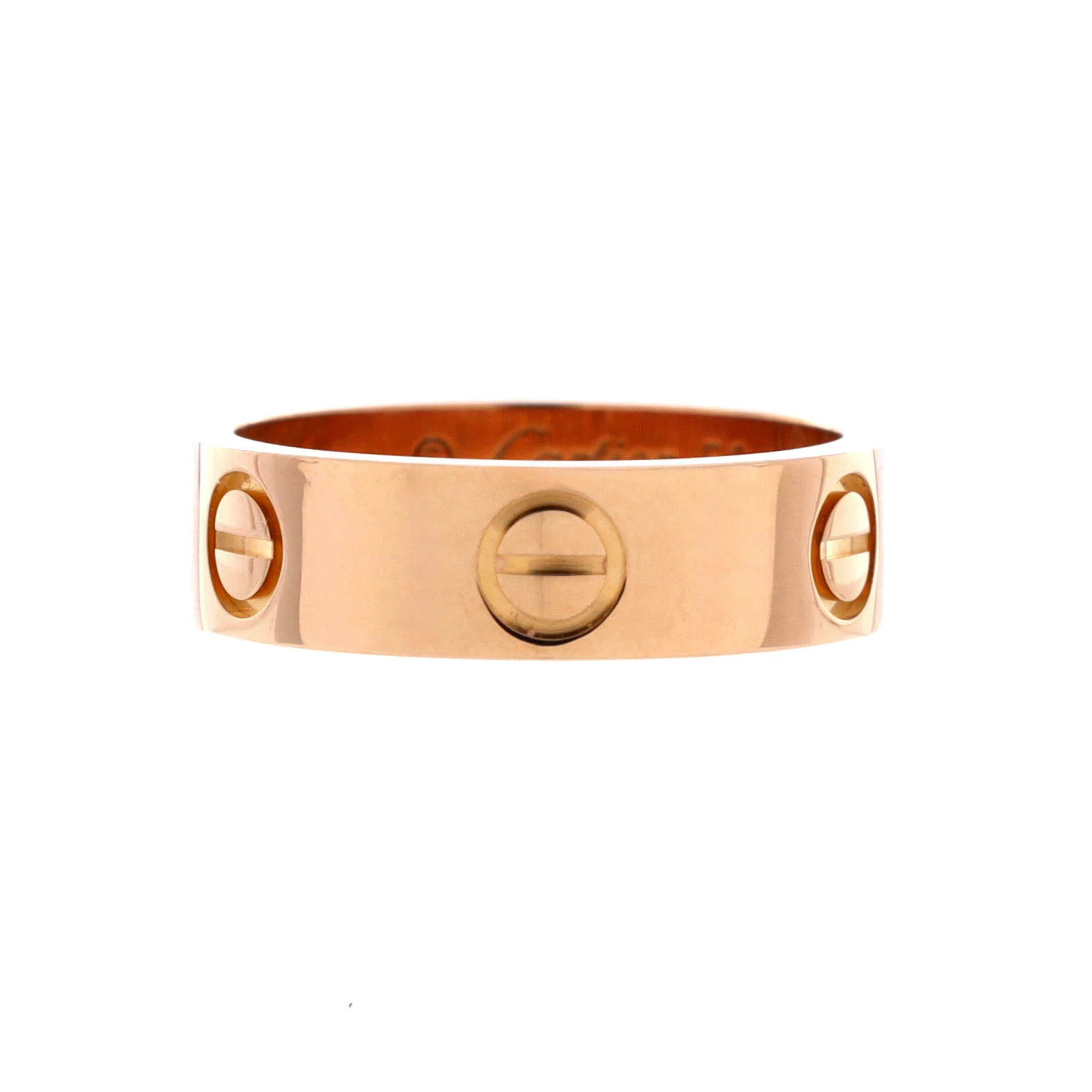 Love Band Ring 18K Rose Gold