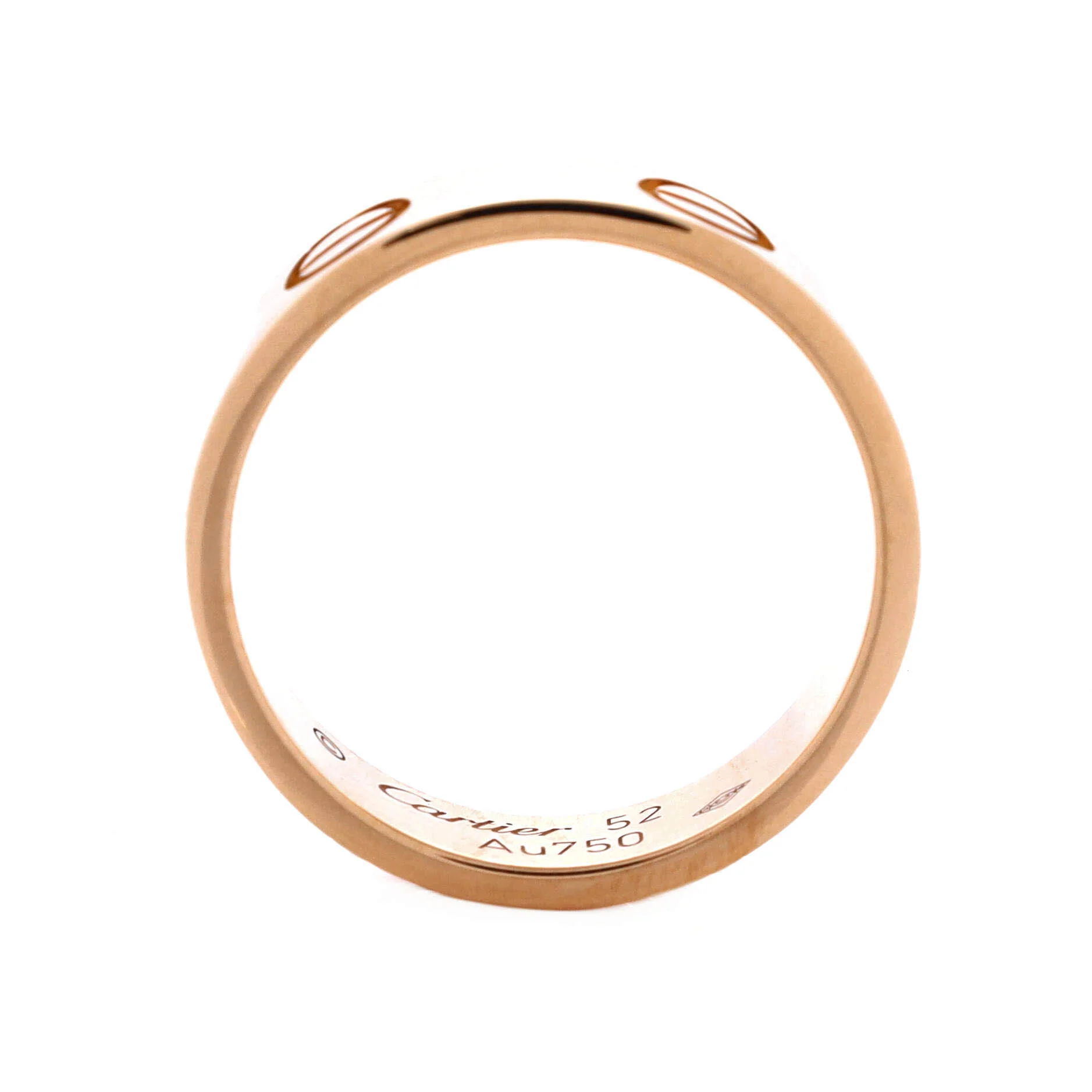 Love Band Ring 18K Rose Gold - Image 2