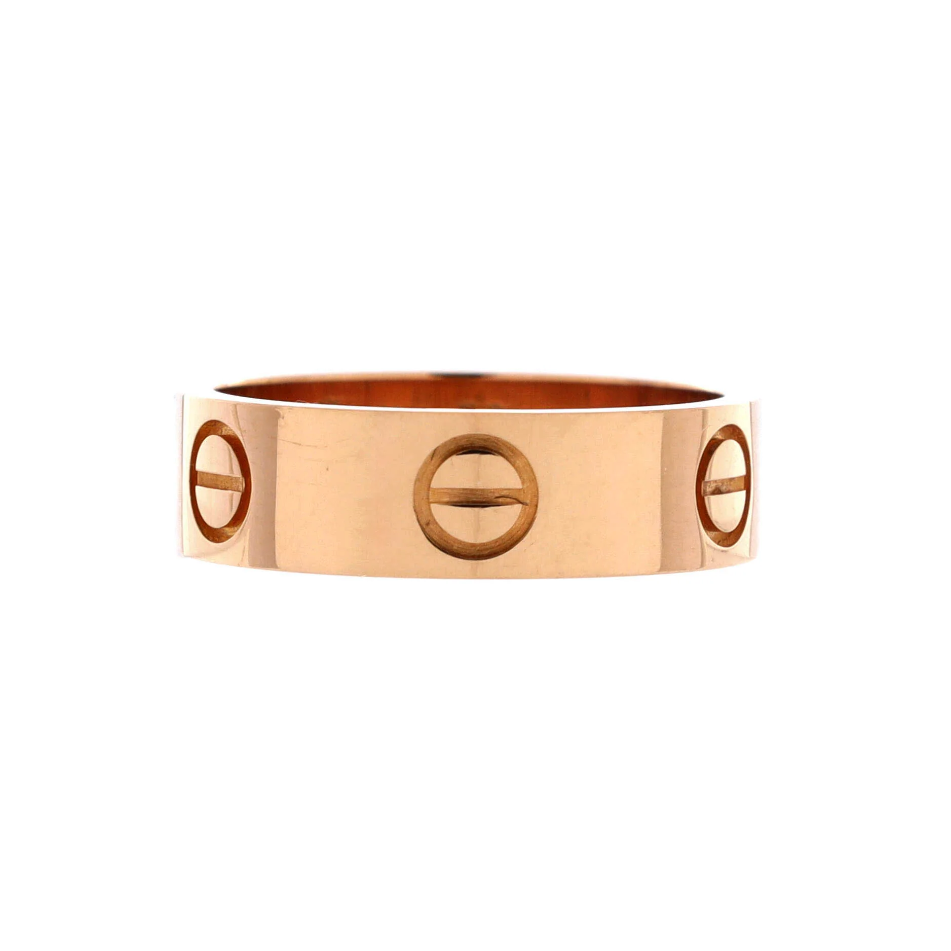 Love Band Ring 18K Rose Gold