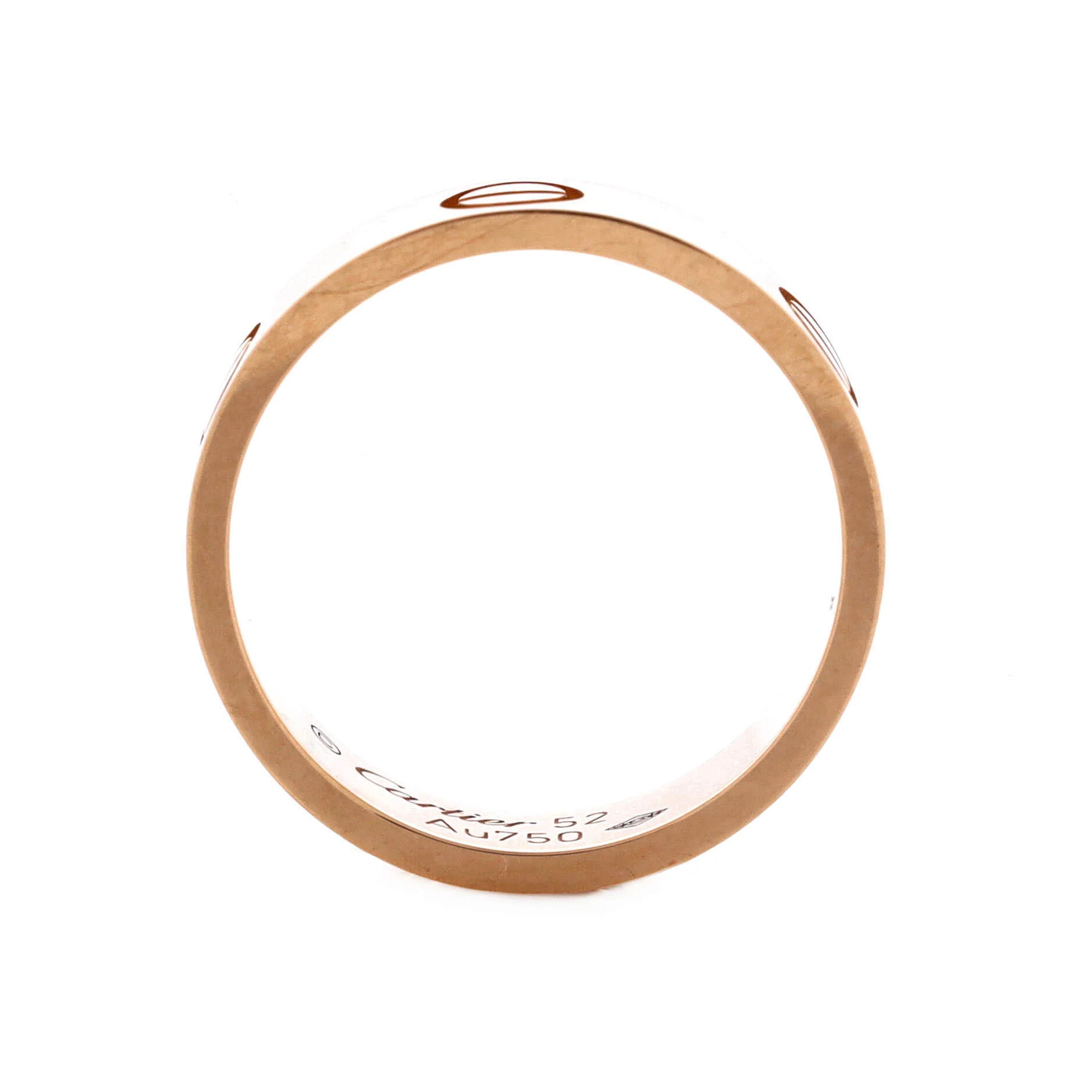 Love Band Ring 18K Rose Gold - Image 2