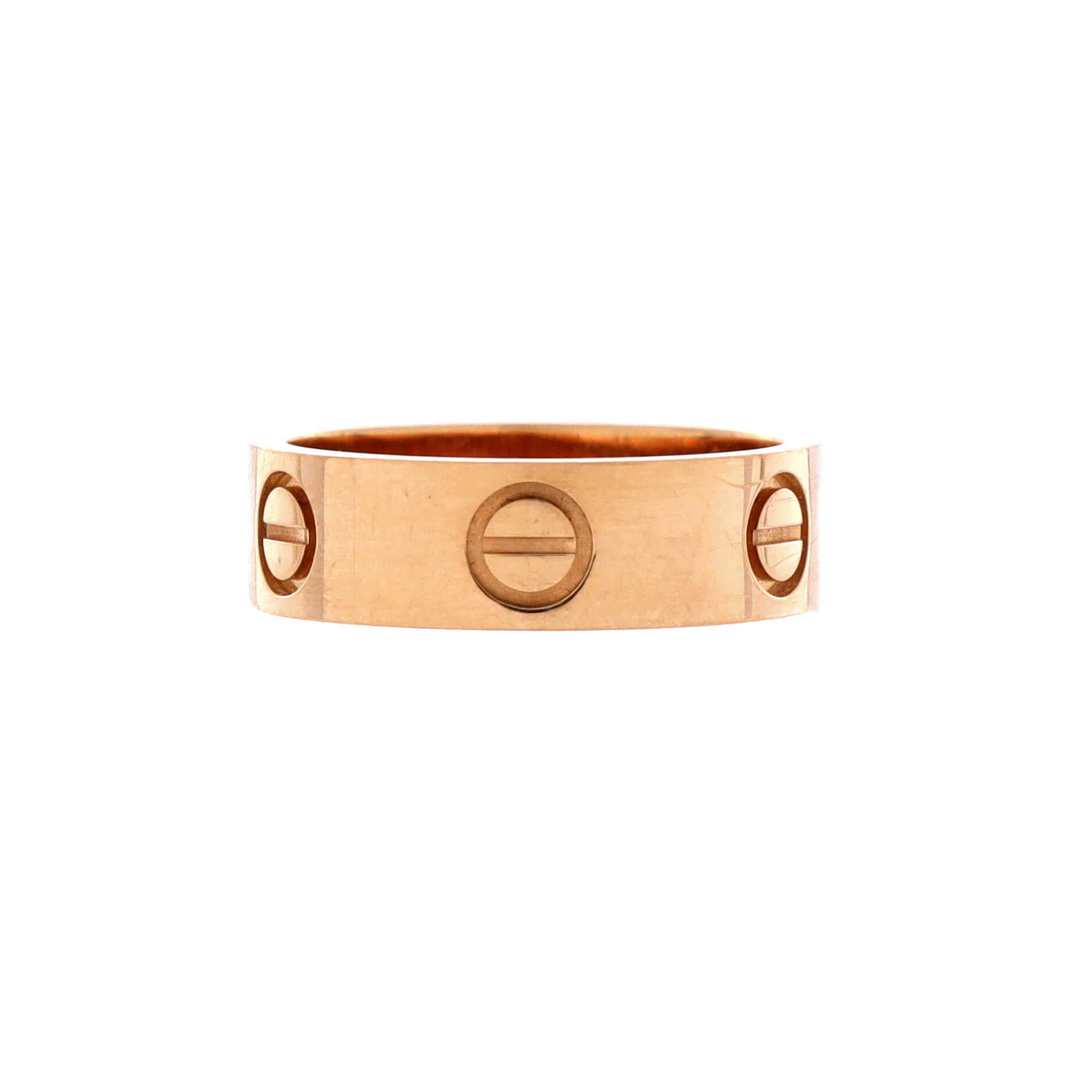 Love Band Ring 18K Rose Gold