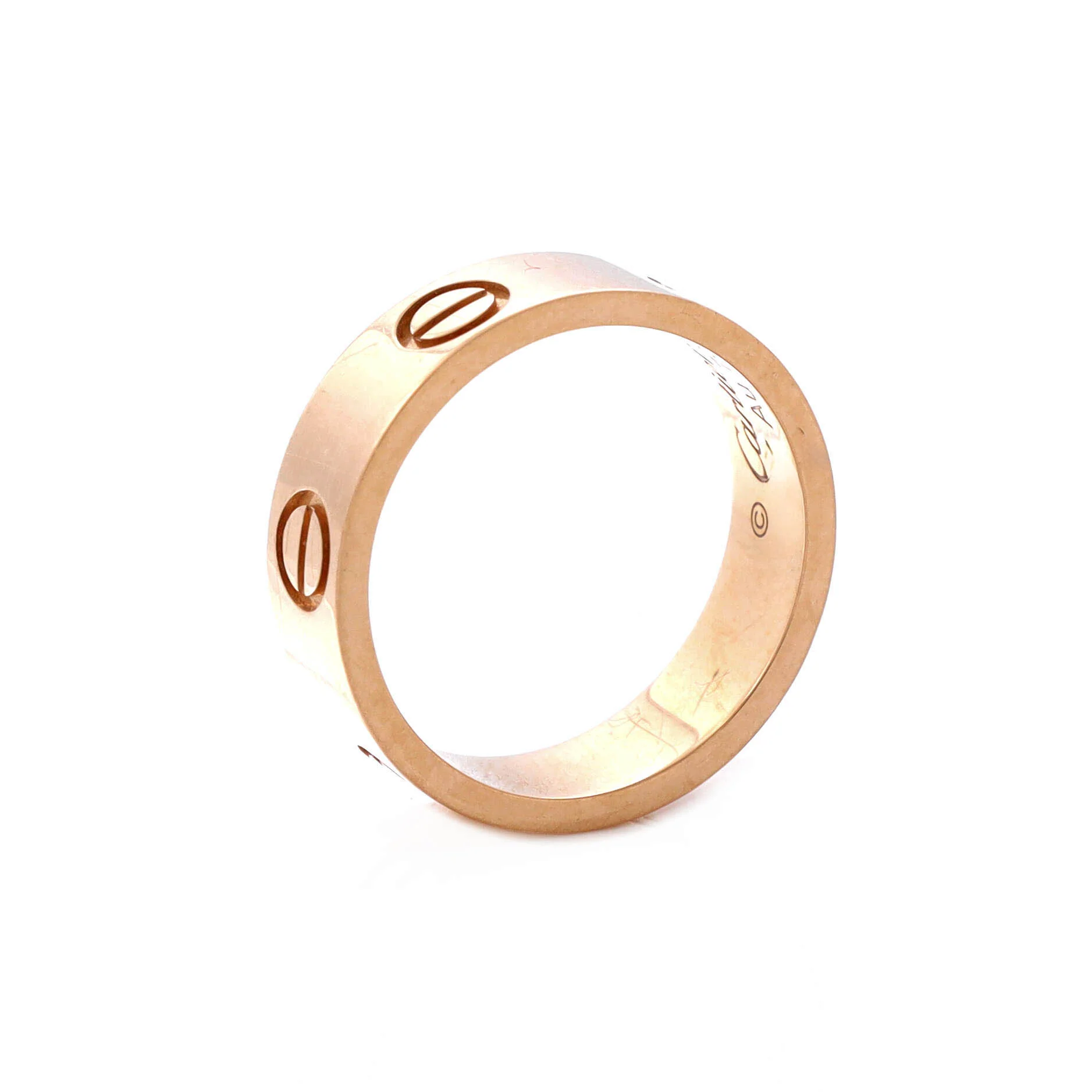 Love Band Ring 18K Rose Gold - Image 3