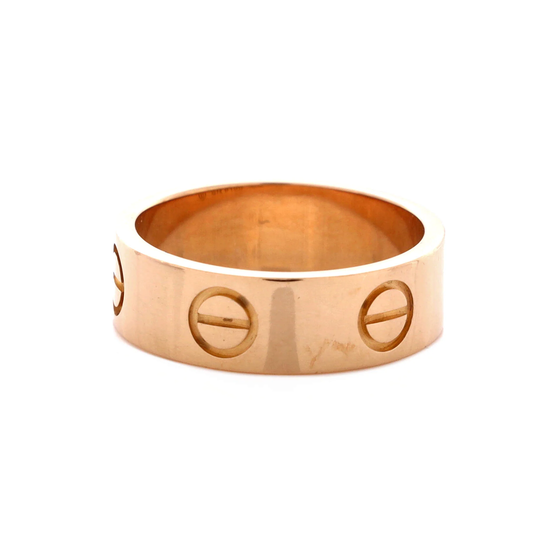 Love Band Ring 18K Rose Gold - Image 3