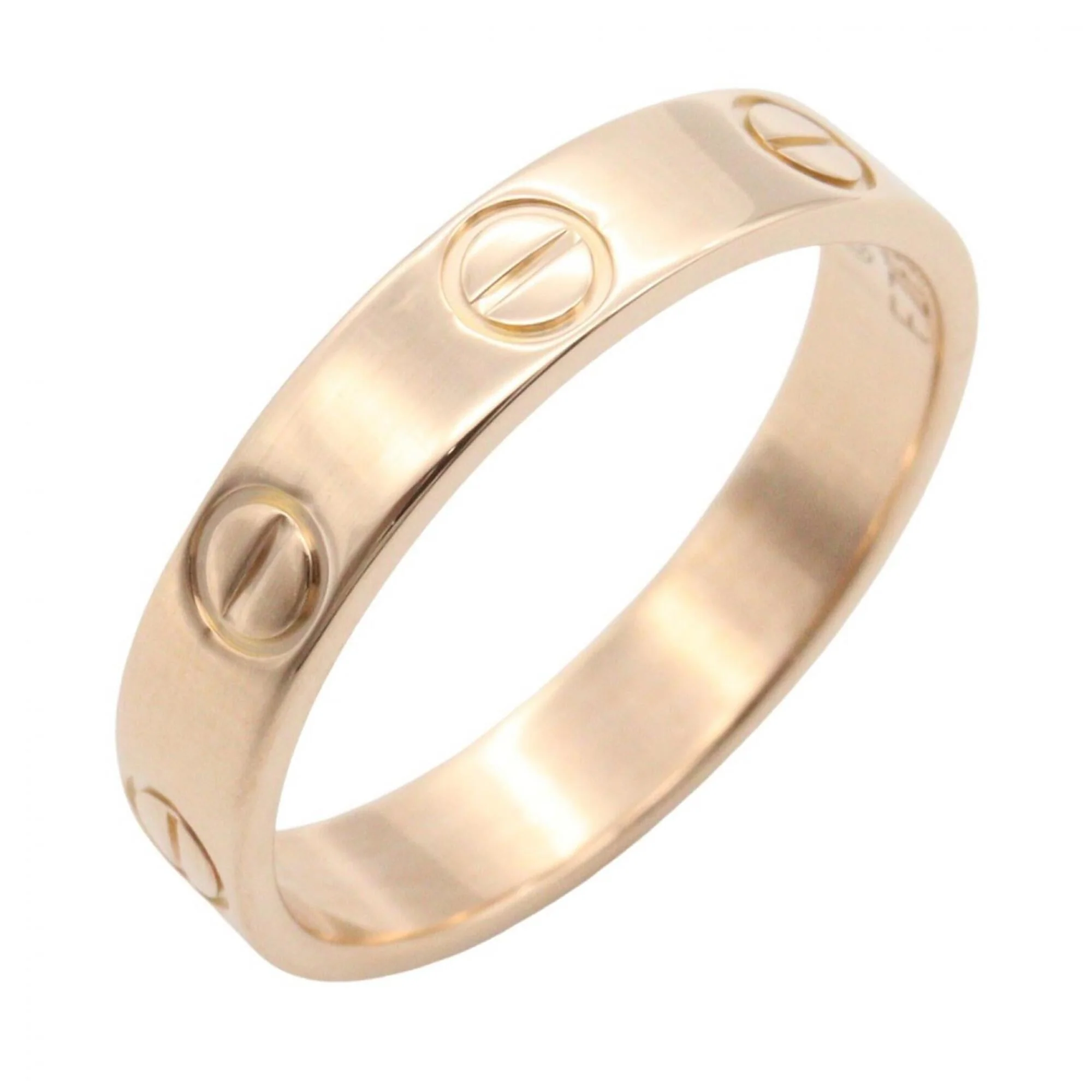 Love Band Ring 18K Rose Gold Mini