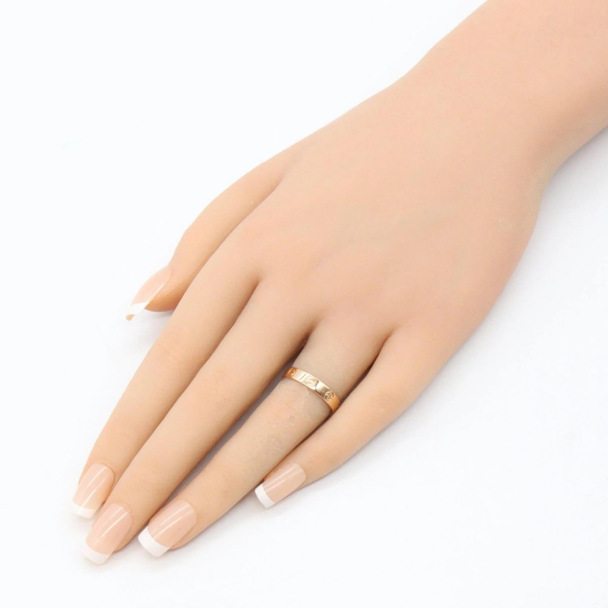 Love Band Ring 18K Rose Gold Mini - Image 6