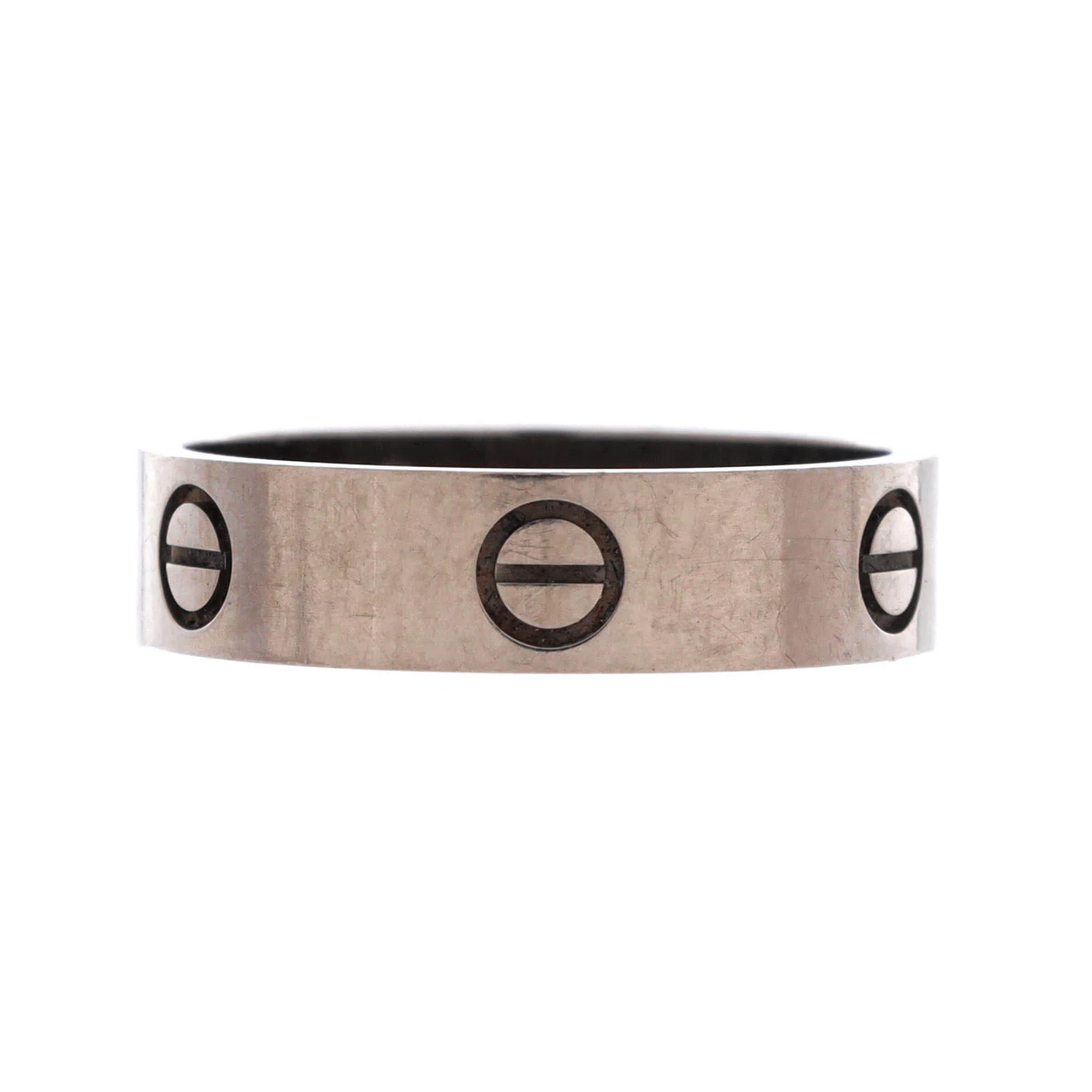 Love Band Ring 18K White Gold