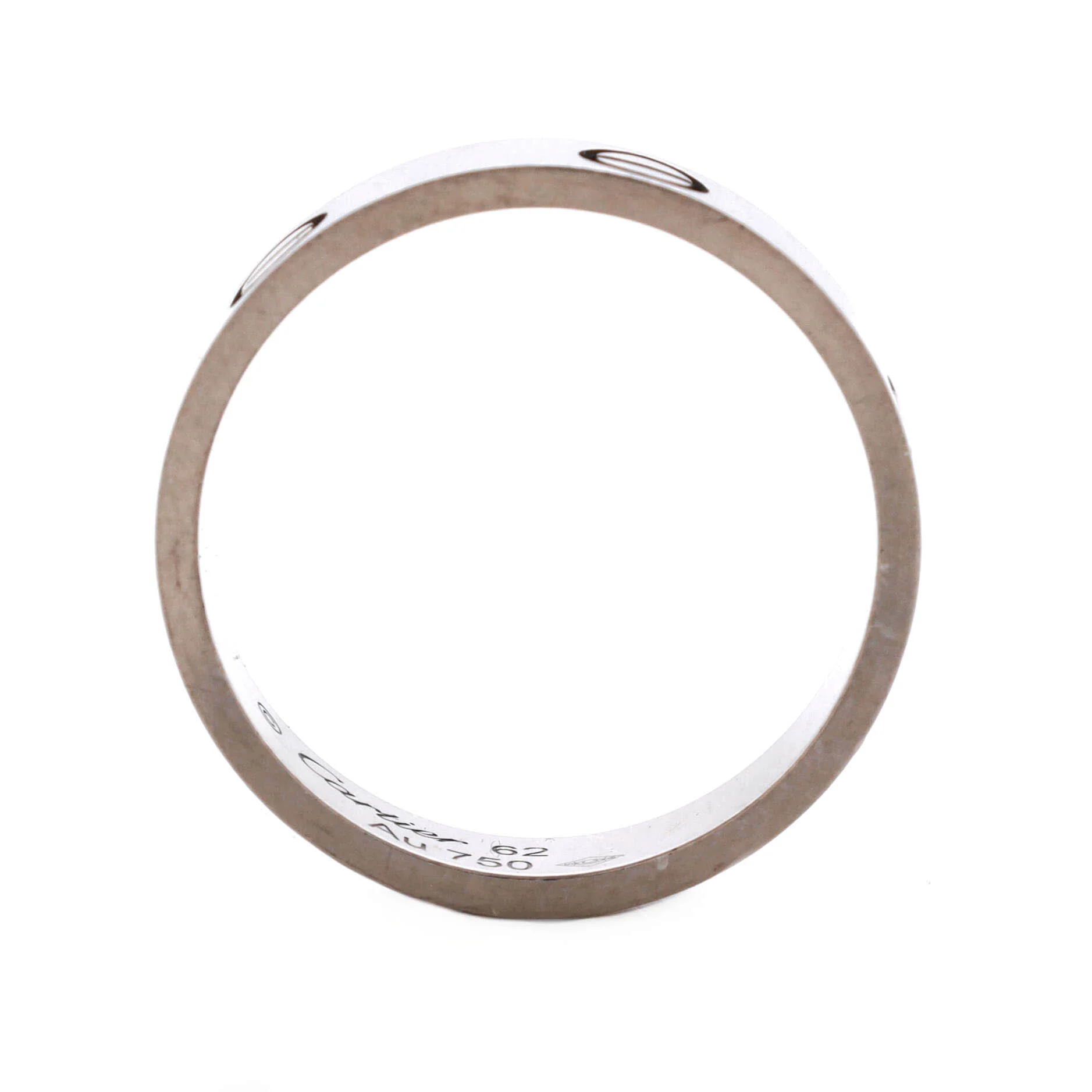 Love Band Ring 18K White Gold - Image 3