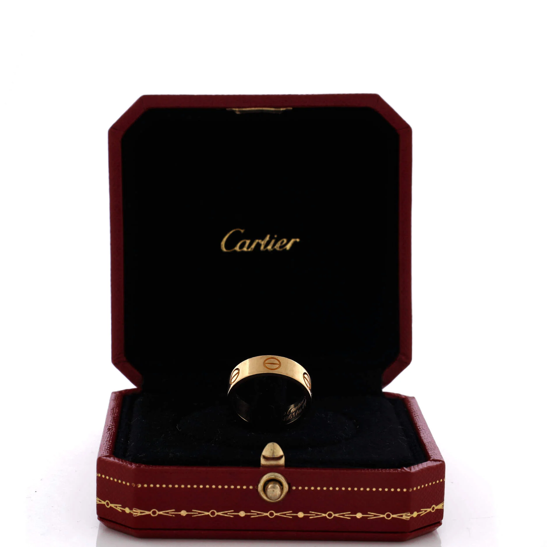 Love Band Ring 18K Yellow Gold - Image 2