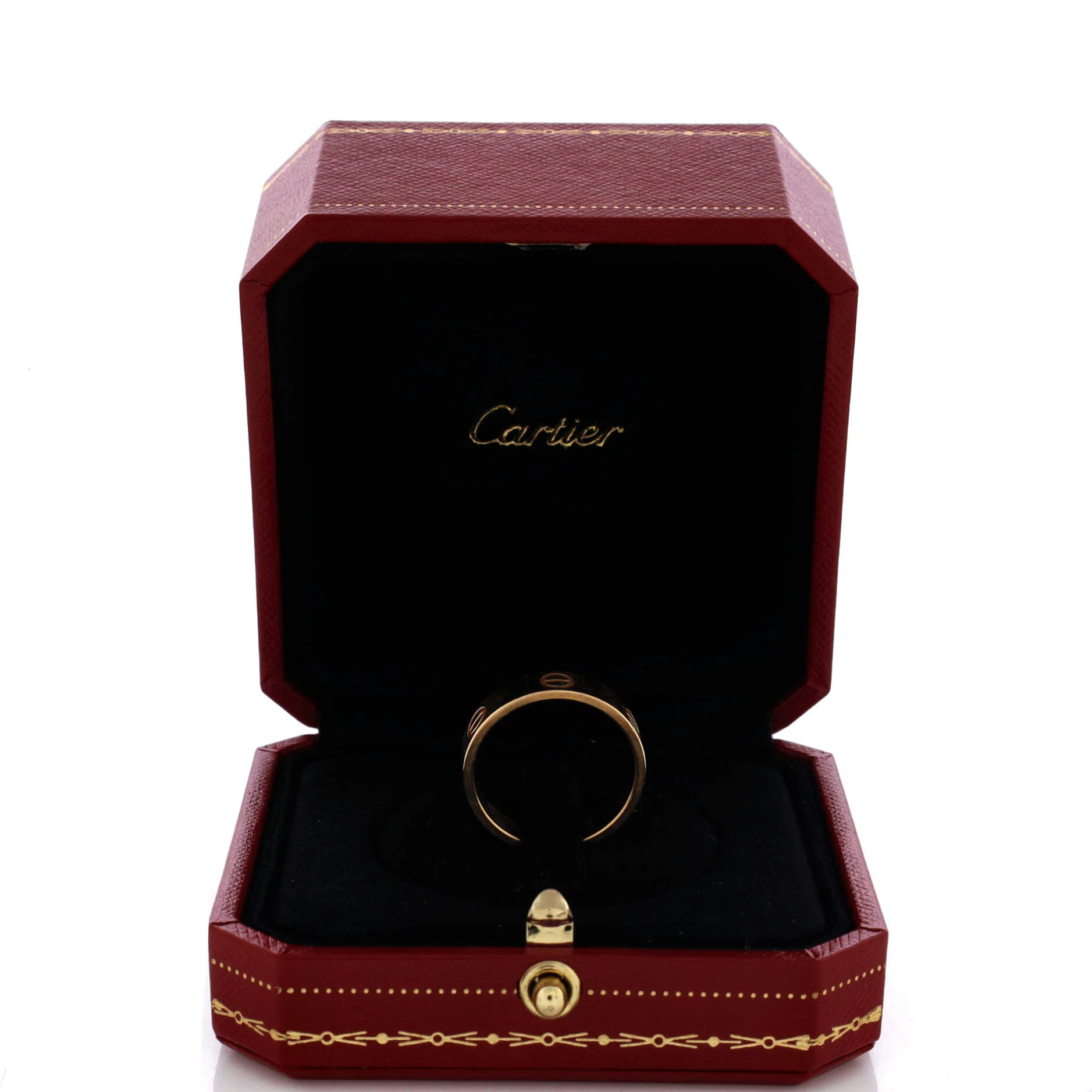 Love Band Ring 18K Yellow Gold - Image 2