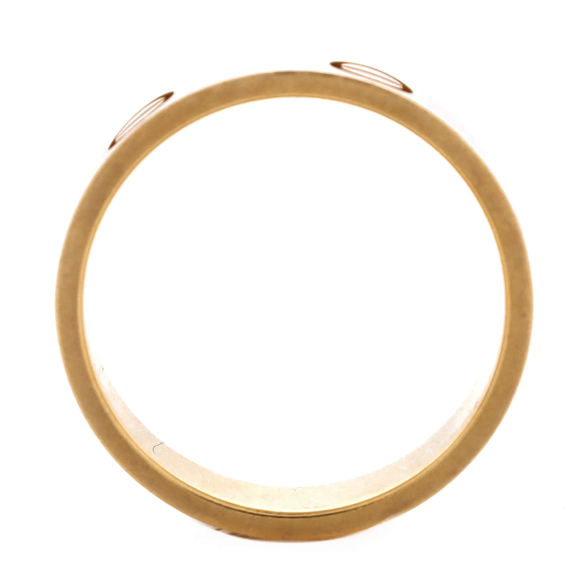 Love Band Ring 18K Yellow Gold - Image 3