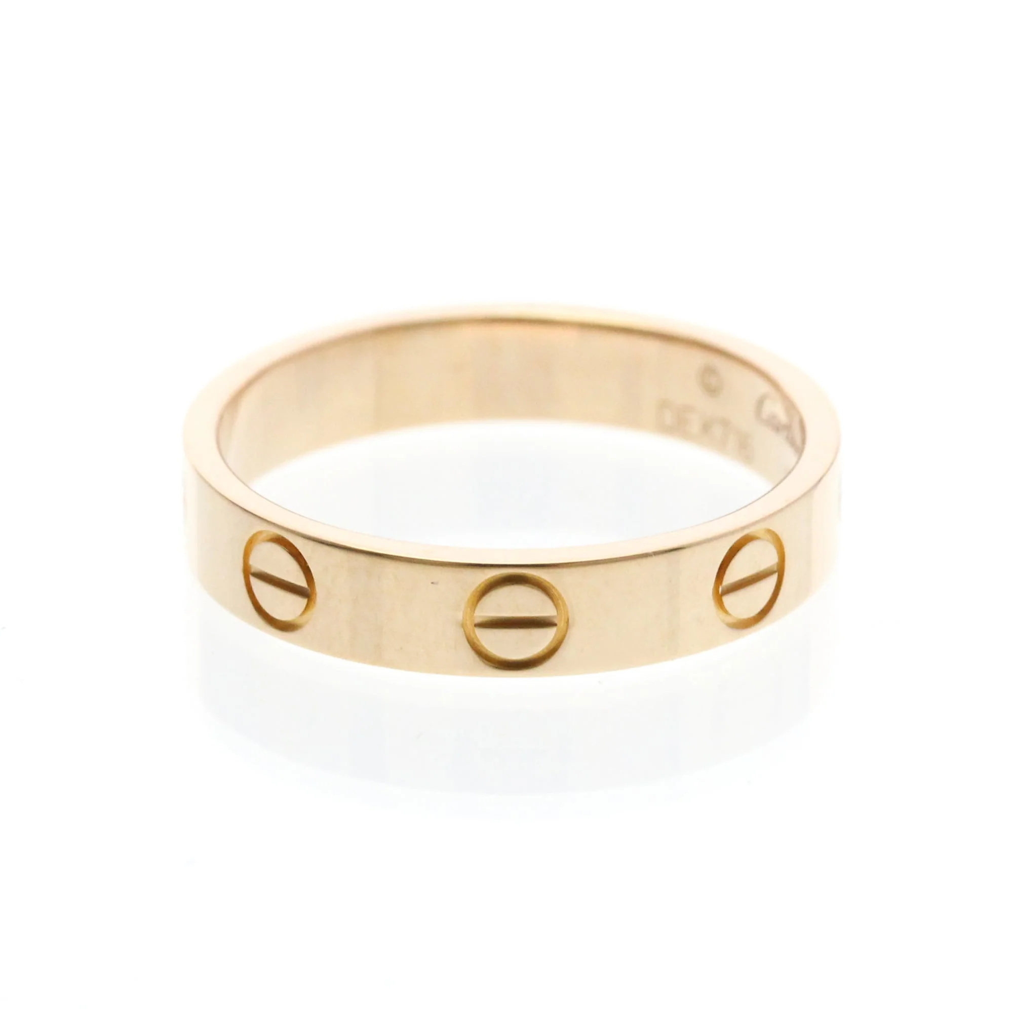 Love Mini Ring 18K Rose Gold - Image 2