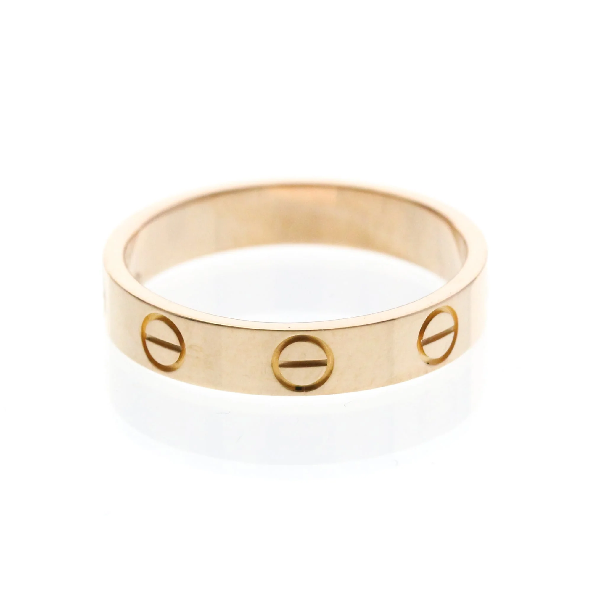 Love Mini Ring 18K Rose Gold - Image 4