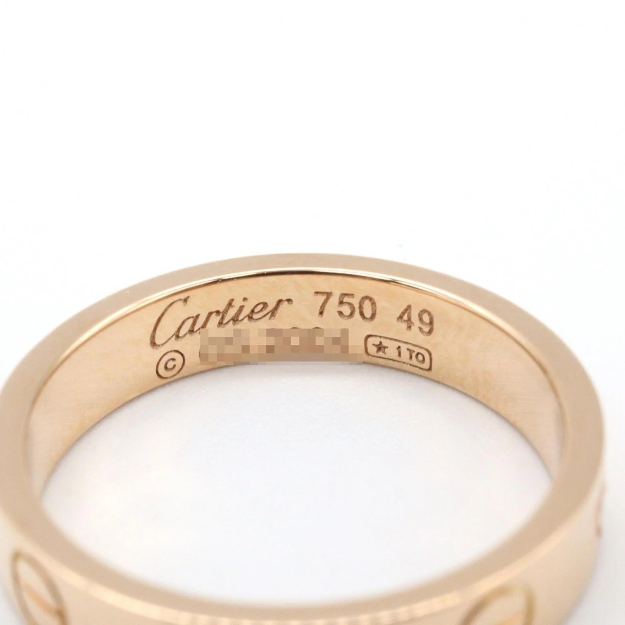 Love Mini Ring 18K Rose Gold - Image 3
