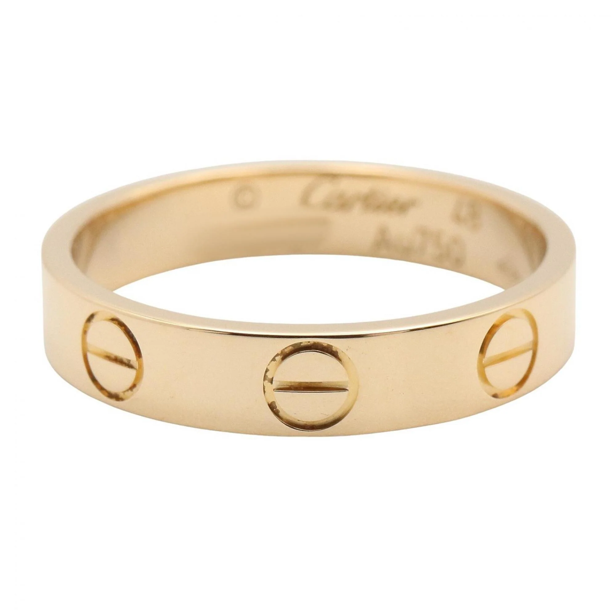 Love Mini Ring 18K Yellow Gold - Image 3