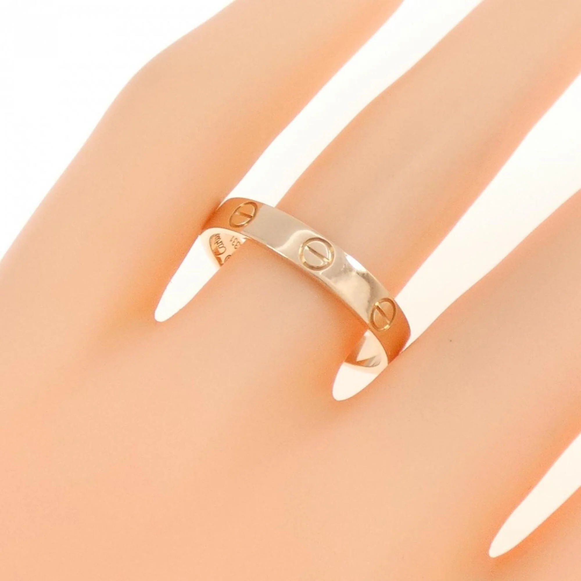 Love One Band Ring 18K Rose Gold - Image 4
