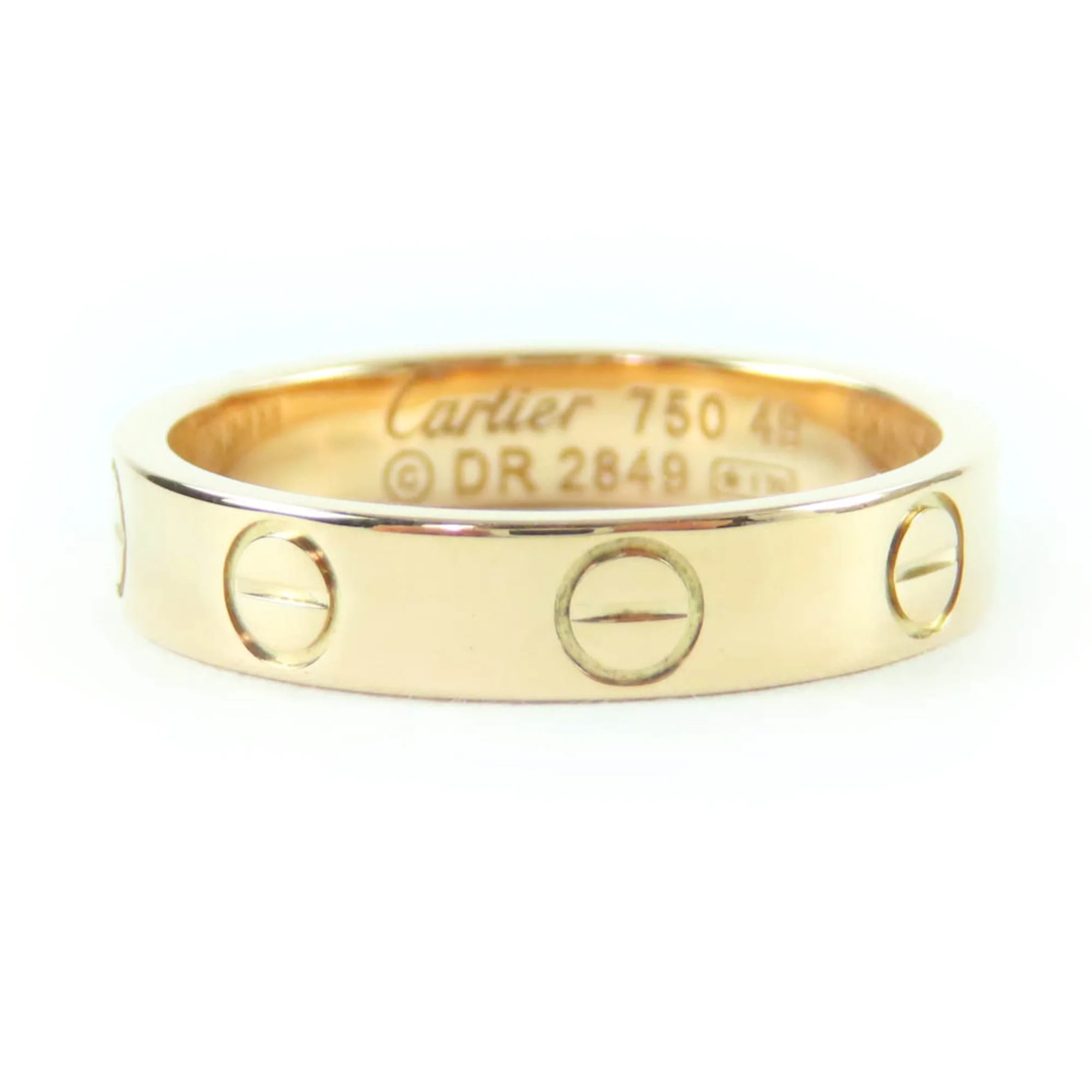 Love One Band Ring 18K Rose Gold Small