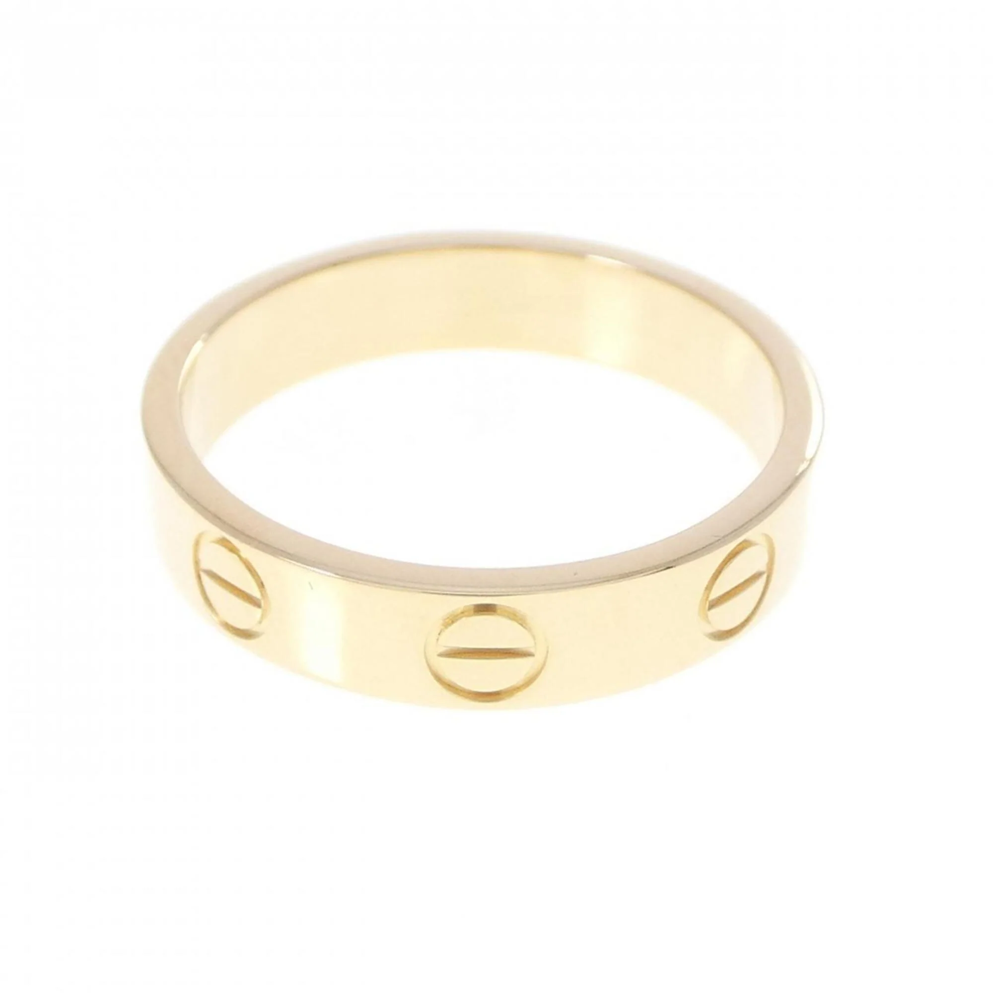 Love One Band Ring 18K Yellow Gold Mini - Image 2