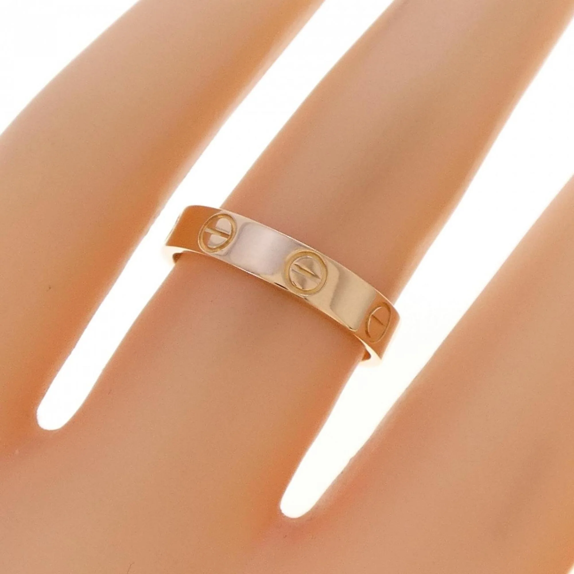 Love Ring 18K Rose Gold Mini - Image 4