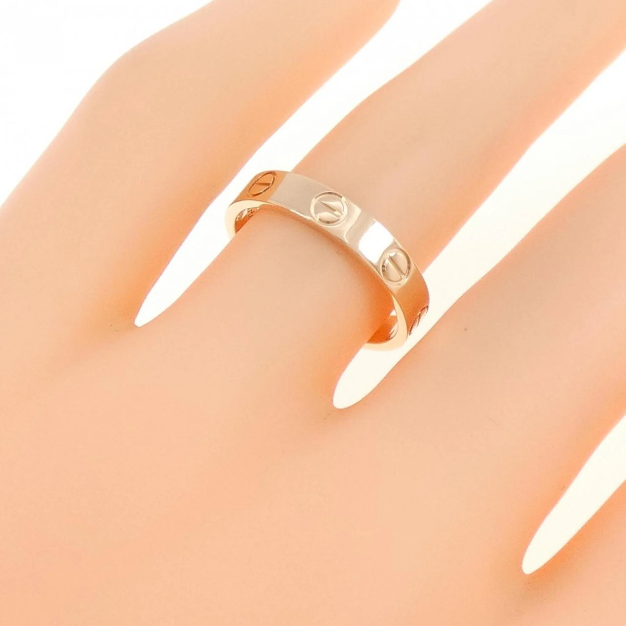 Love Ring 18K Rose Gold Mini - Image 4