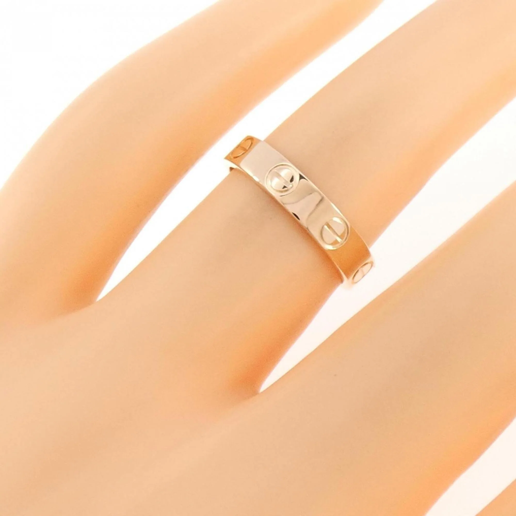 Love Ring 18K Rose Gold Mini - Image 4