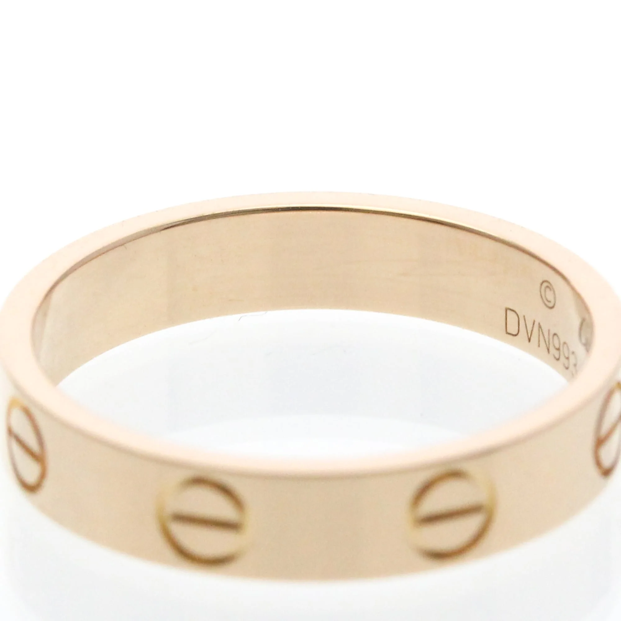 Love Ring 18K Rose Gold Mini - Image 6