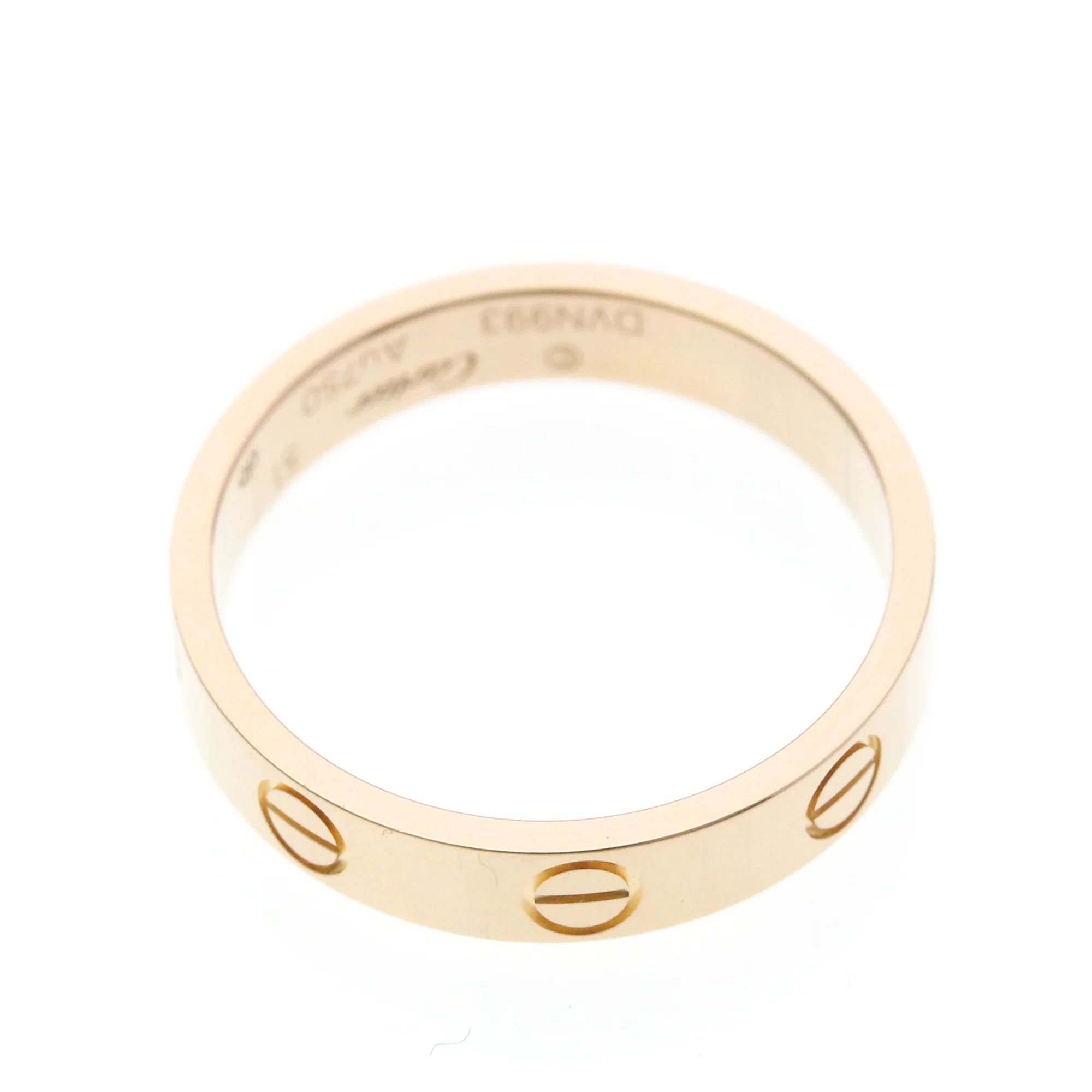 Love Ring 18K Rose Gold Mini - Image 9