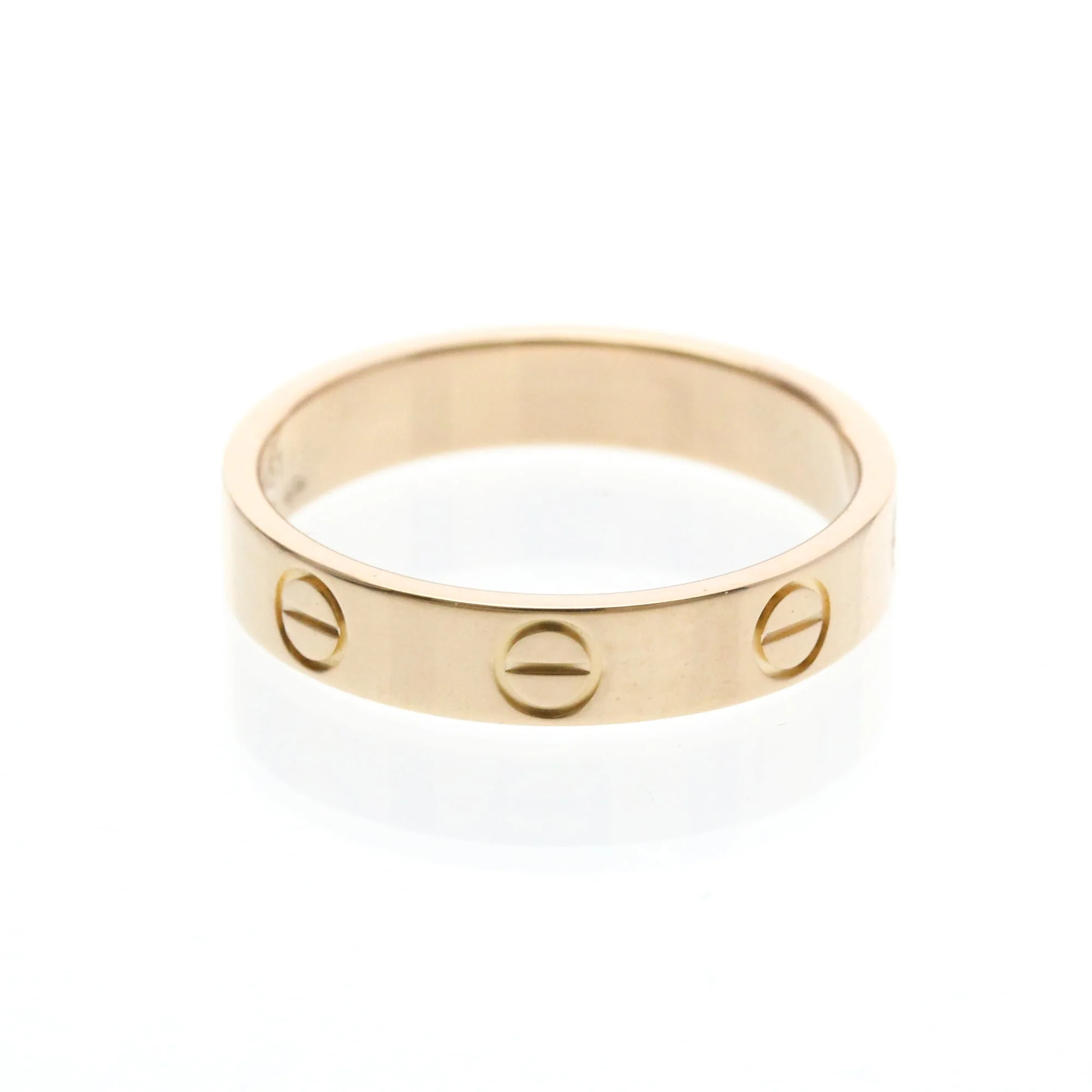 Love Ring 18K Rose Gold Mini - Image 4