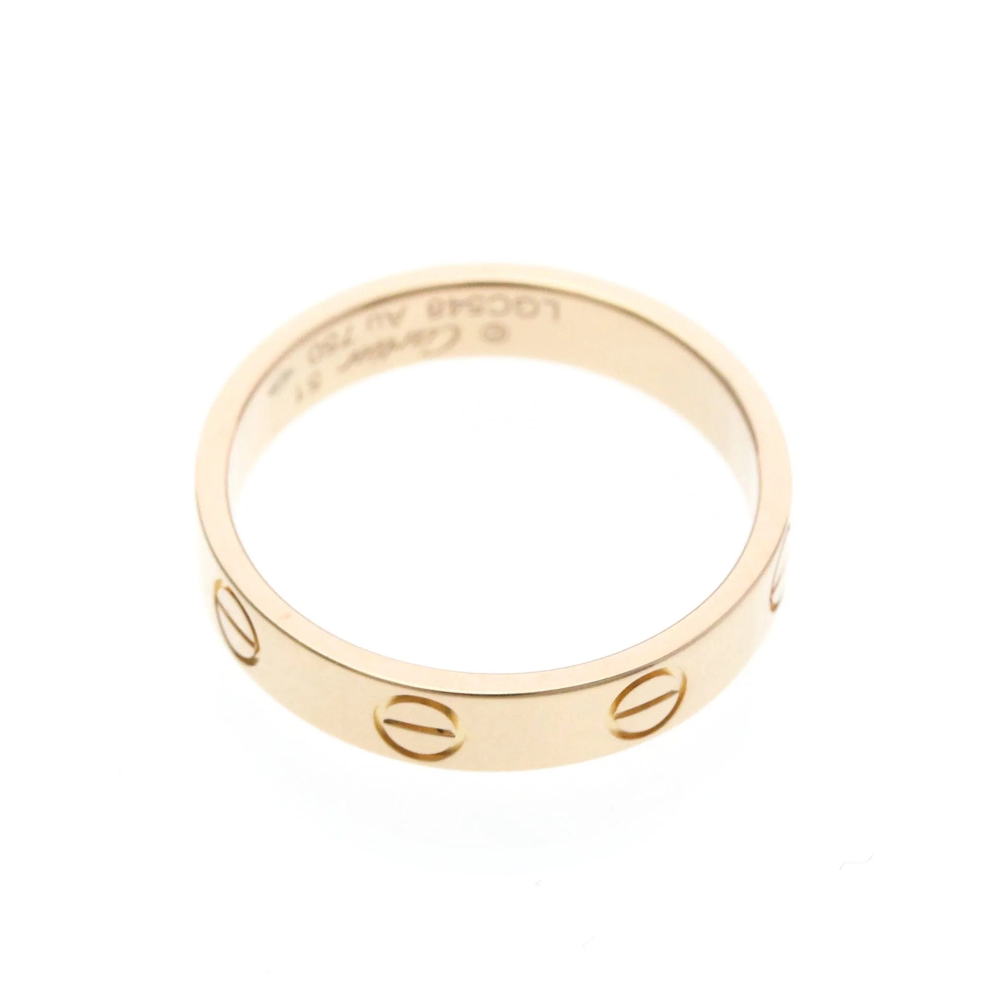 Love Ring 18K Rose Gold Mini - Image 9