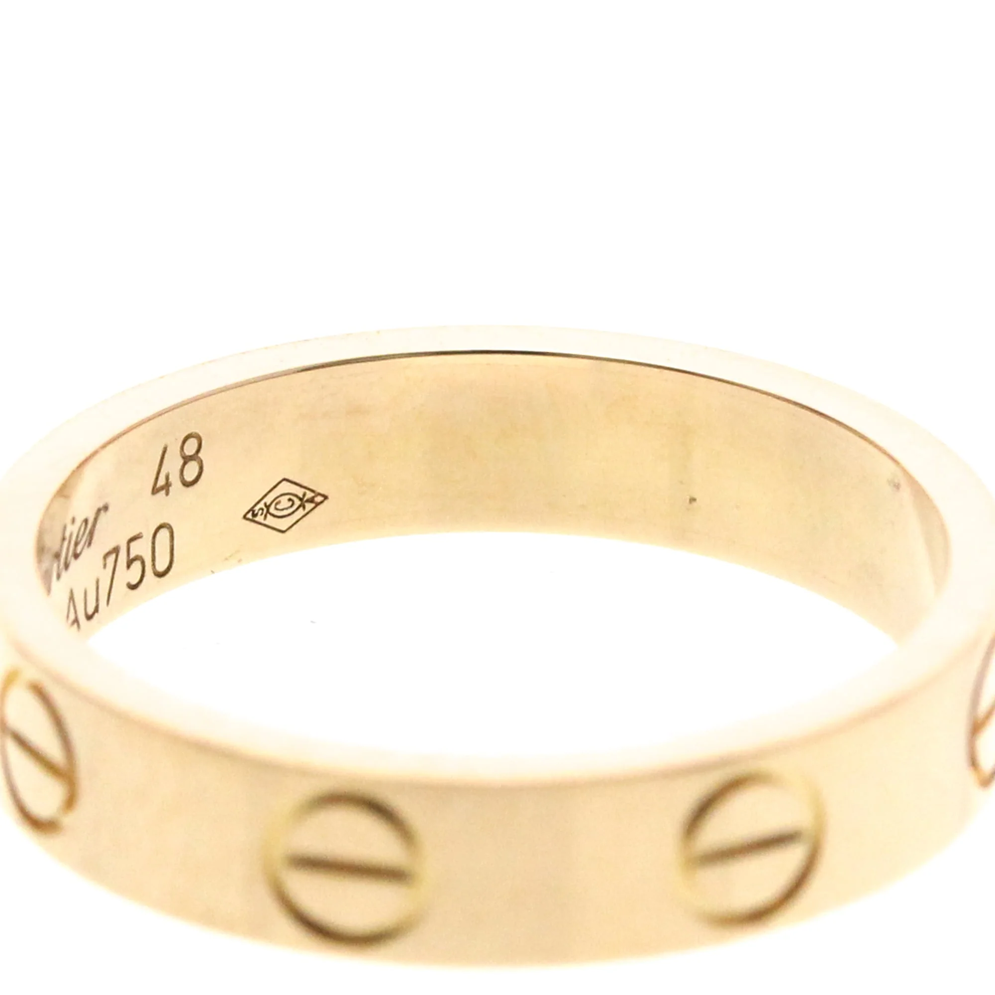 Love Ring 18K Rose Gold Mini - Image 8