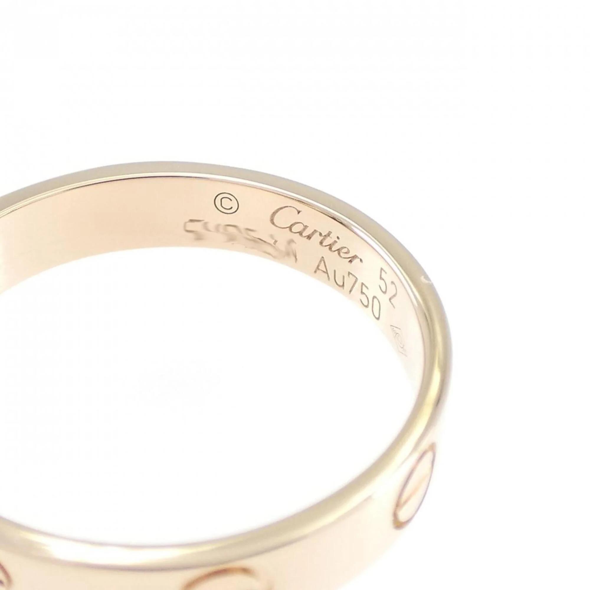 Love Ring 18K Rose Gold Mini - Image 3