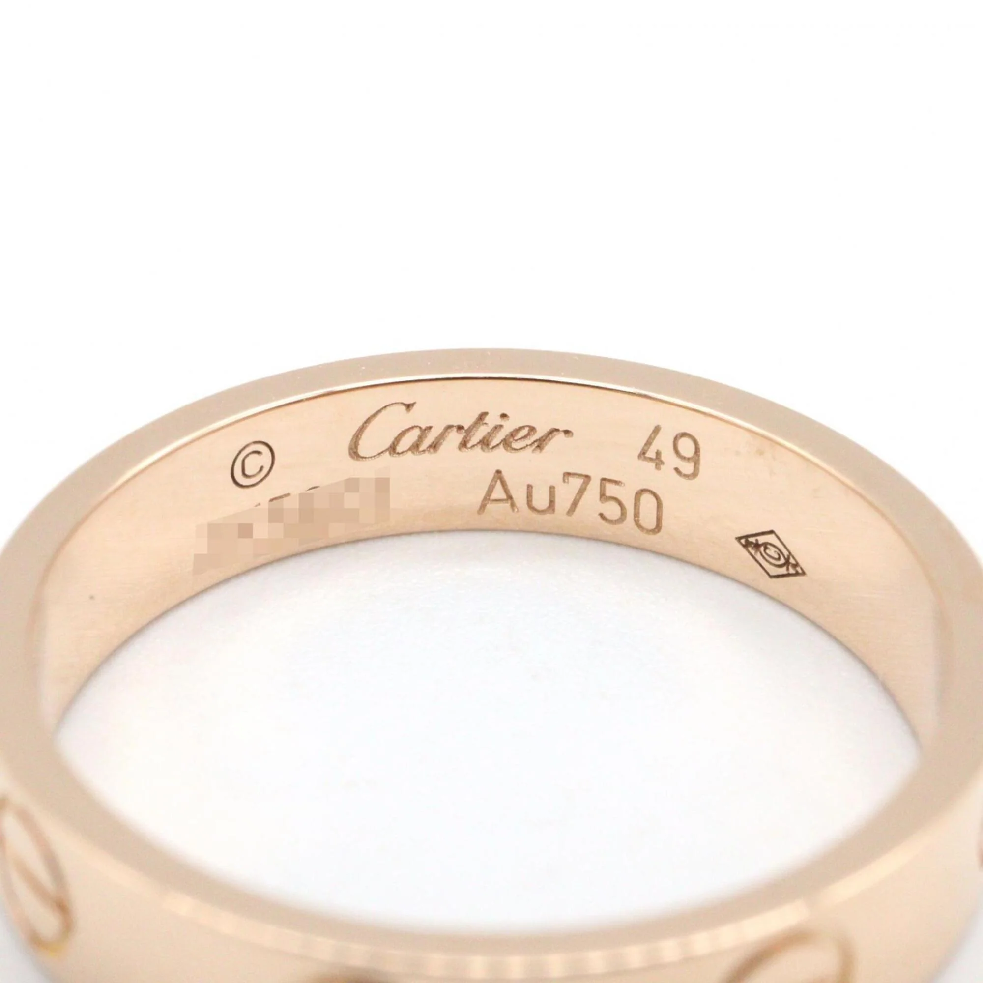 Love Ring 18K Rose Gold Mini - Image 3