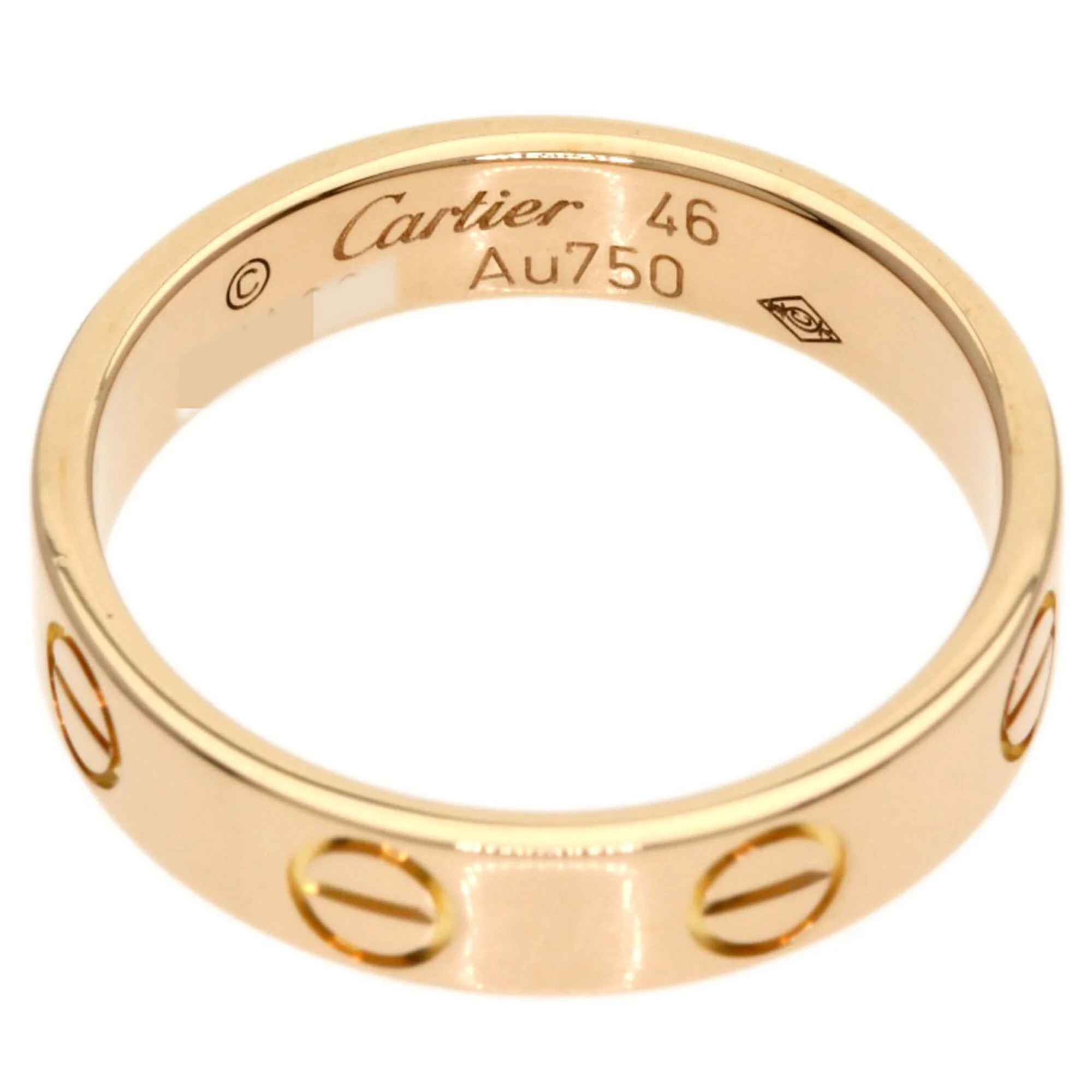 Love Ring 18K Rose Gold Mini - Image 4