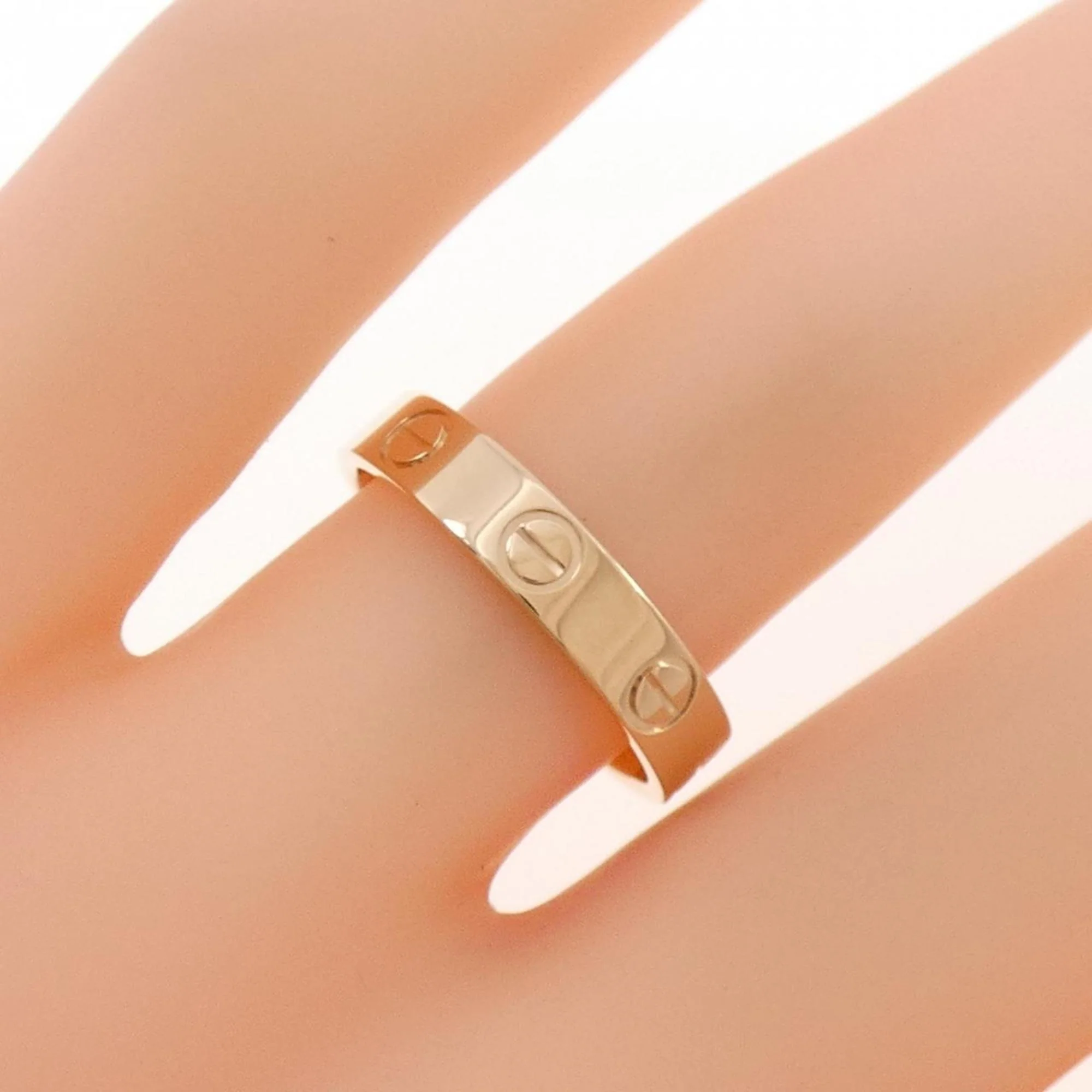 Love Ring 18K Rose Gold Mini - Image 4