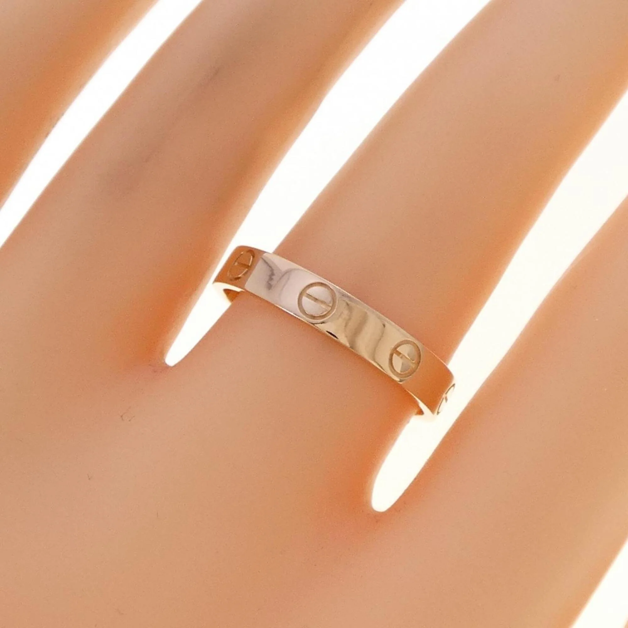 Love Ring 18K Rose Gold Mini - Image 4