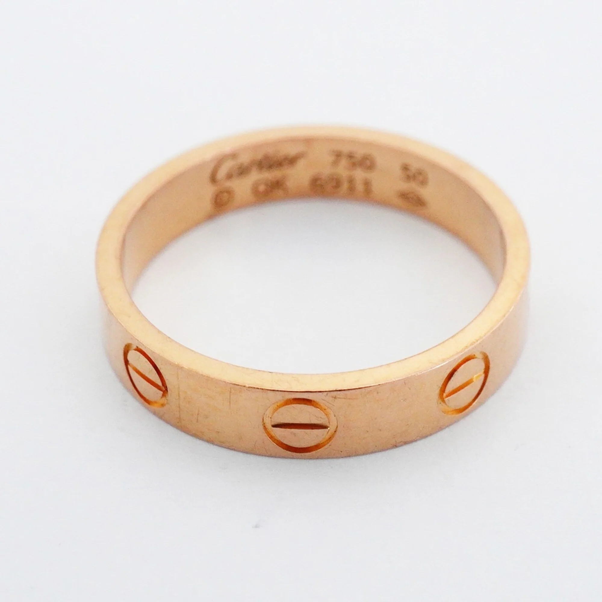 Love Ring 18K Rose Gold Mini - Image 3